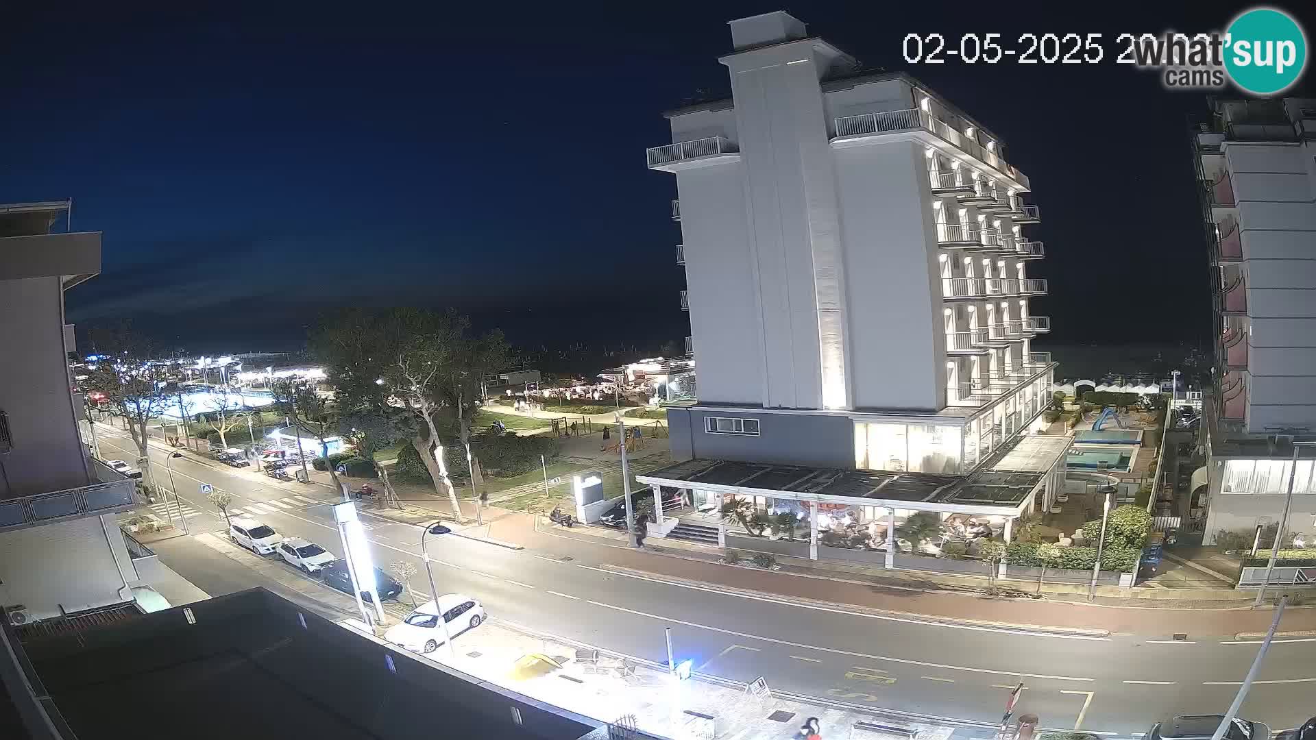 Riccione Webcam Strand und Gärten La Malfa – Bagni Oreste Strand 115