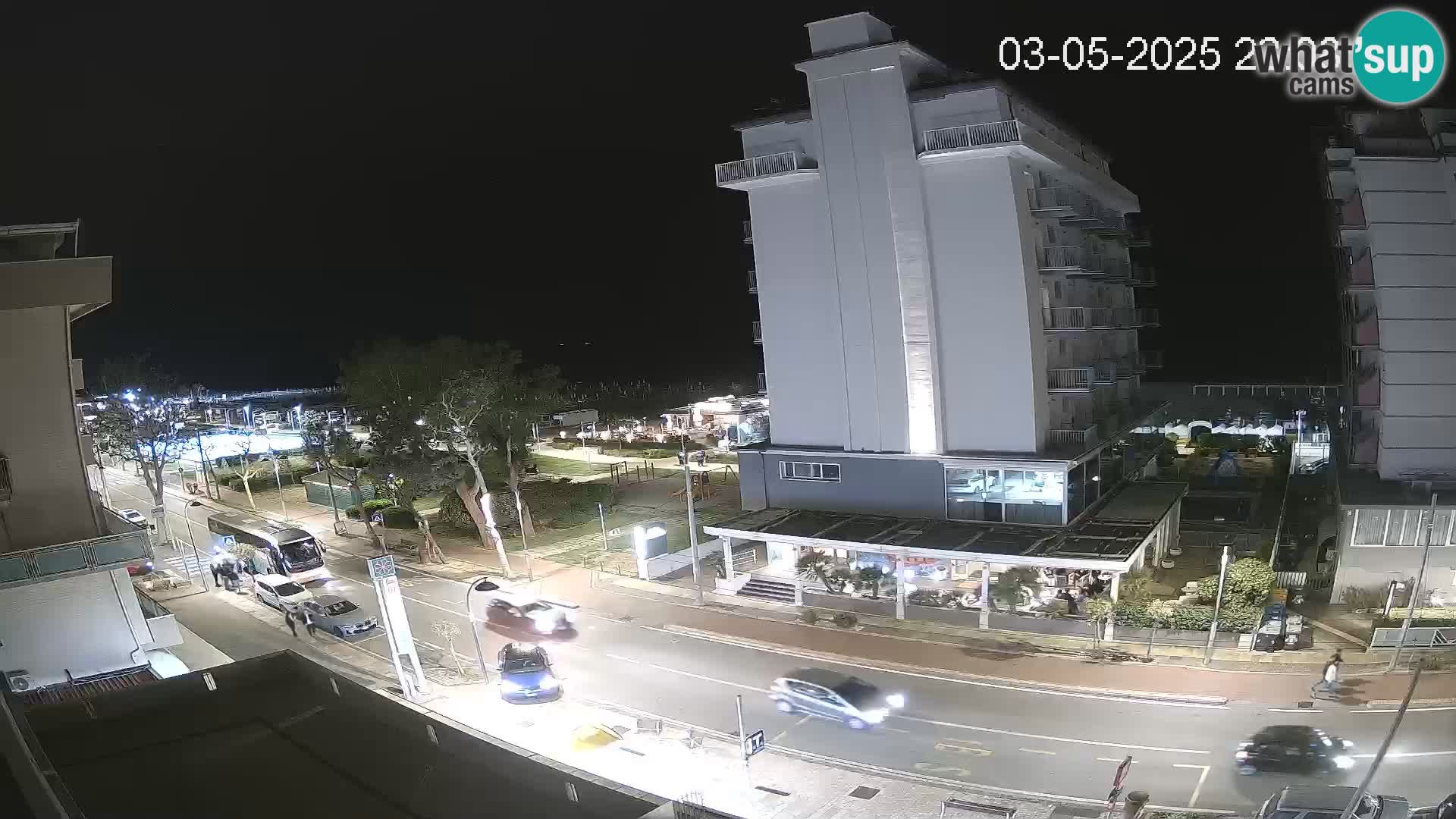 Riccione Webcam Strand und Gärten La Malfa – Bagni Oreste Strand 115