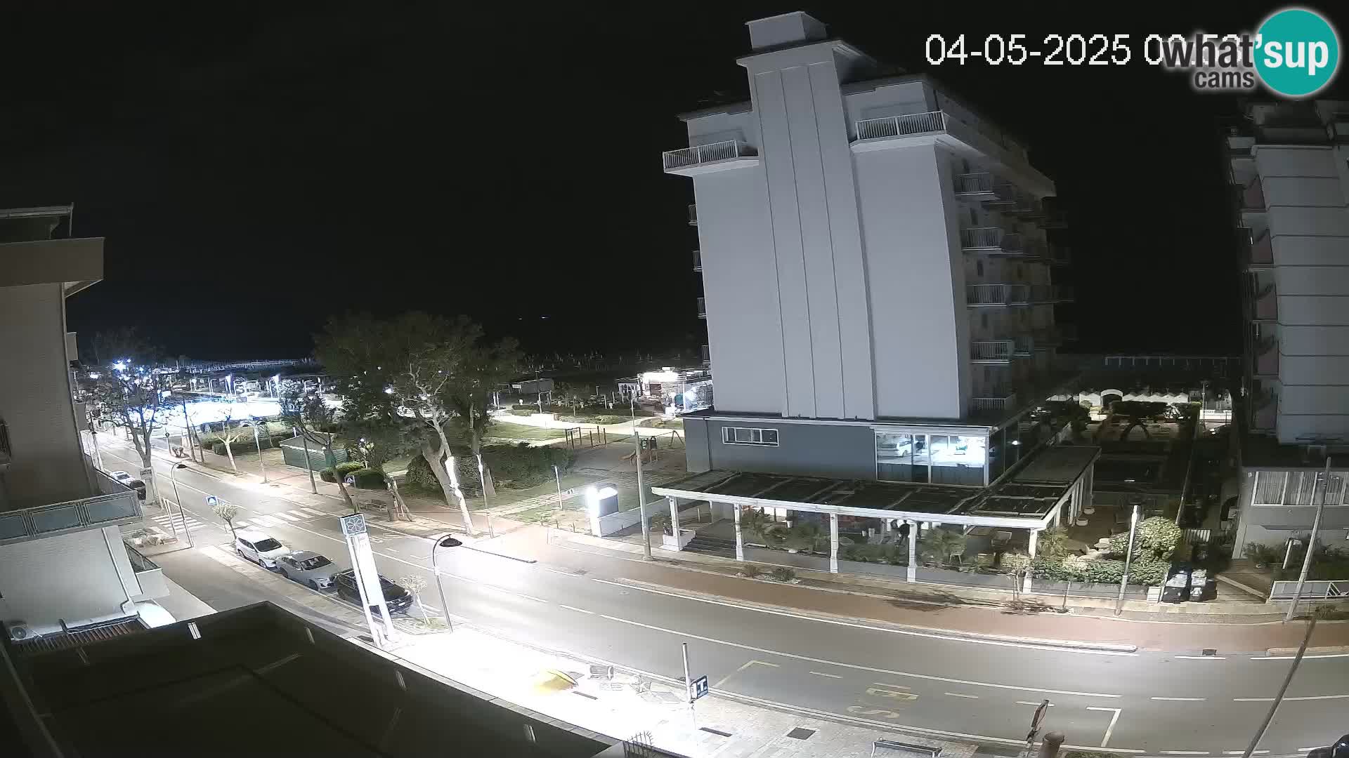 Riccione webcam plage et jardins La Malfa – Bagni Oreste plage 115