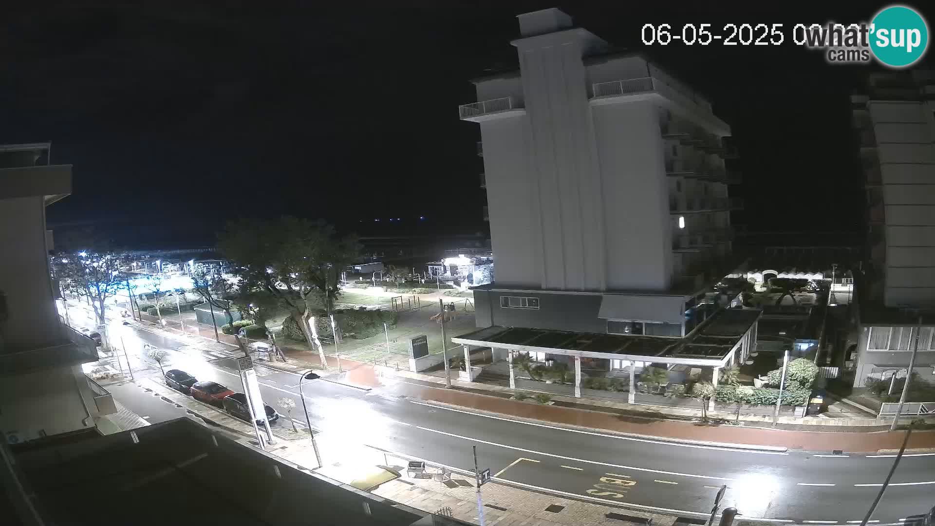 Riccione webcam plage et jardins La Malfa – Bagni Oreste plage 115