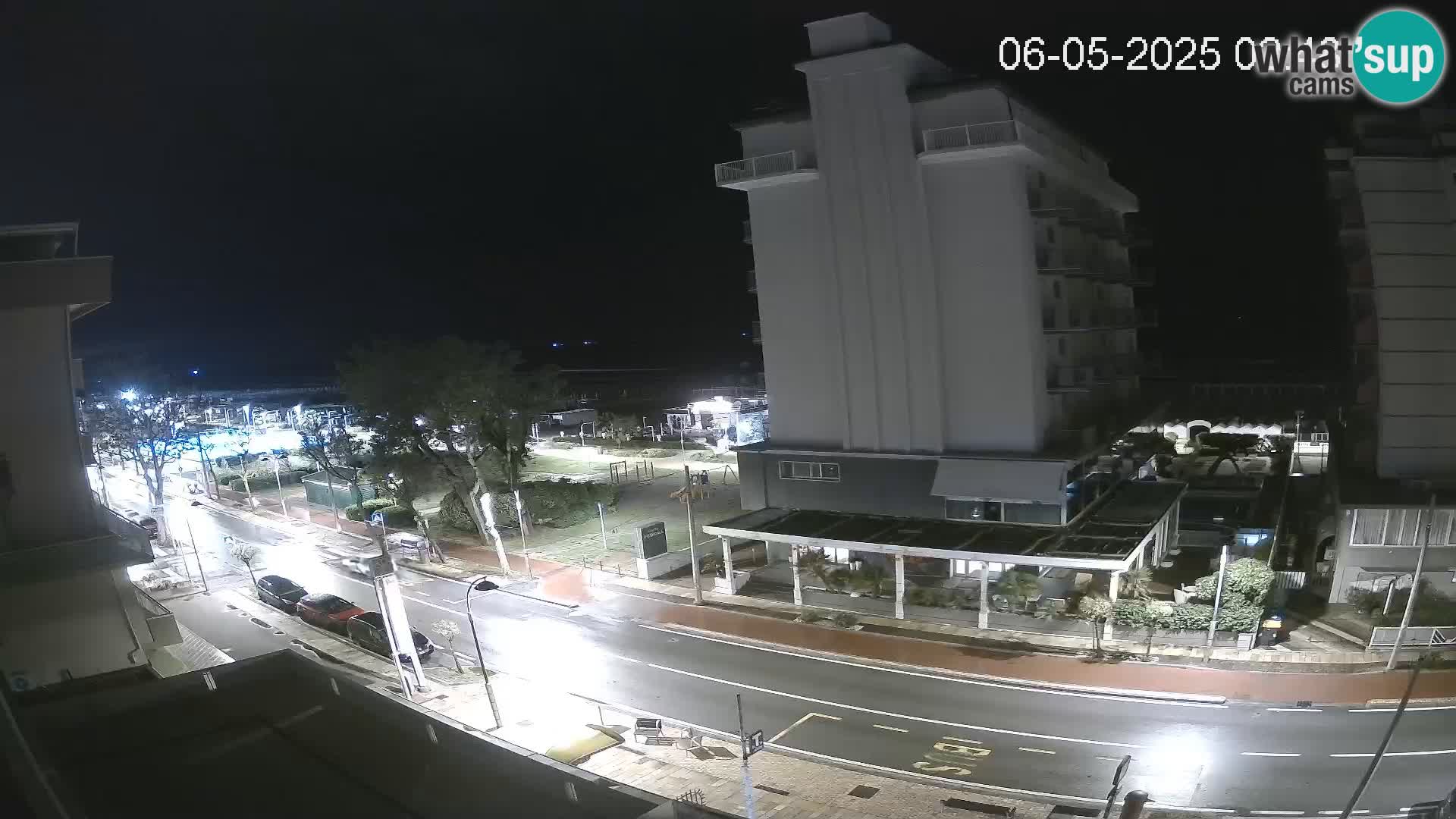Riccione web kamera plaža i vrtovi La Malfa – plaža Bagni Oreste 115