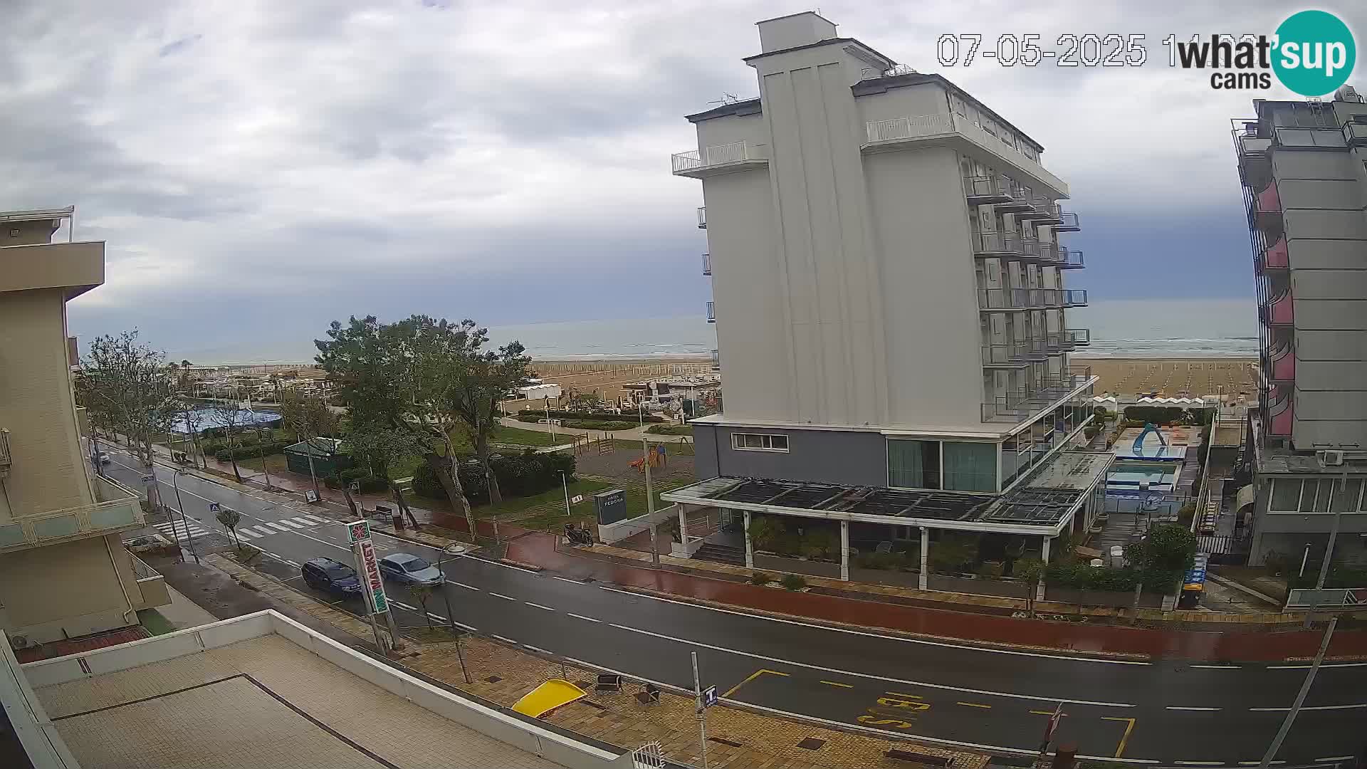 Riccione Webcam Strand und Gärten La Malfa – Bagni Oreste Strand 115