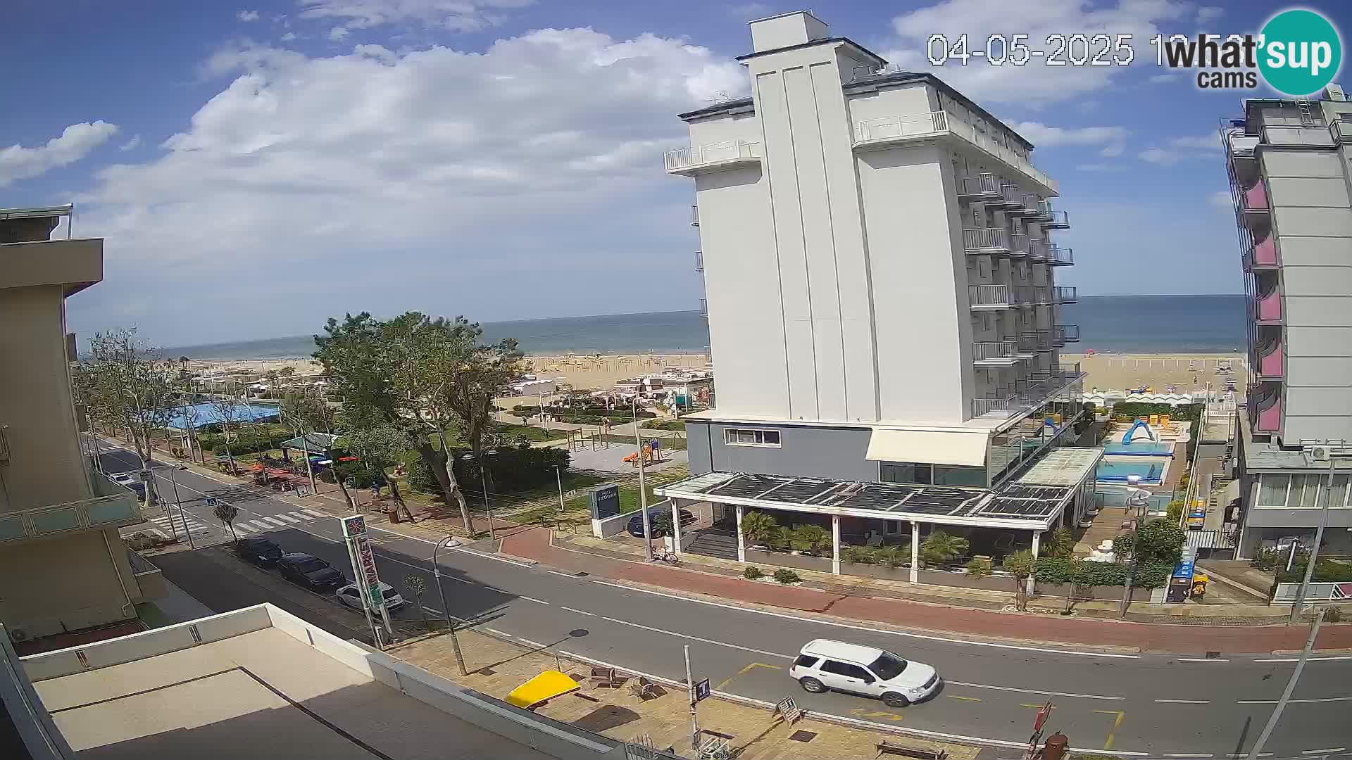 Riccione webcam spiaggia e giardini La Malfa – Bagni Oreste spiaggia 115