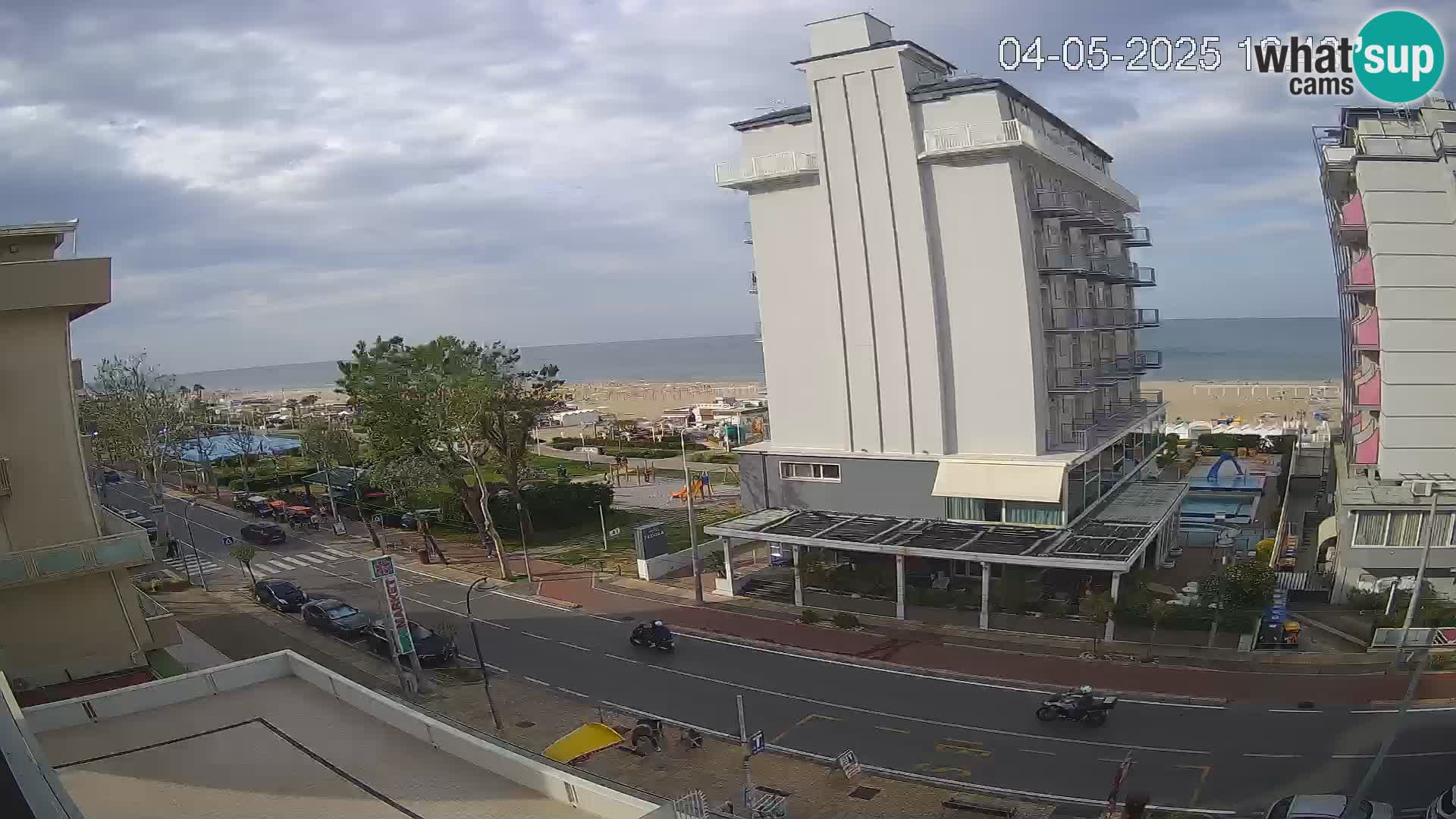 Riccione webcam spiaggia e giardini La Malfa – Bagni Oreste spiaggia 115