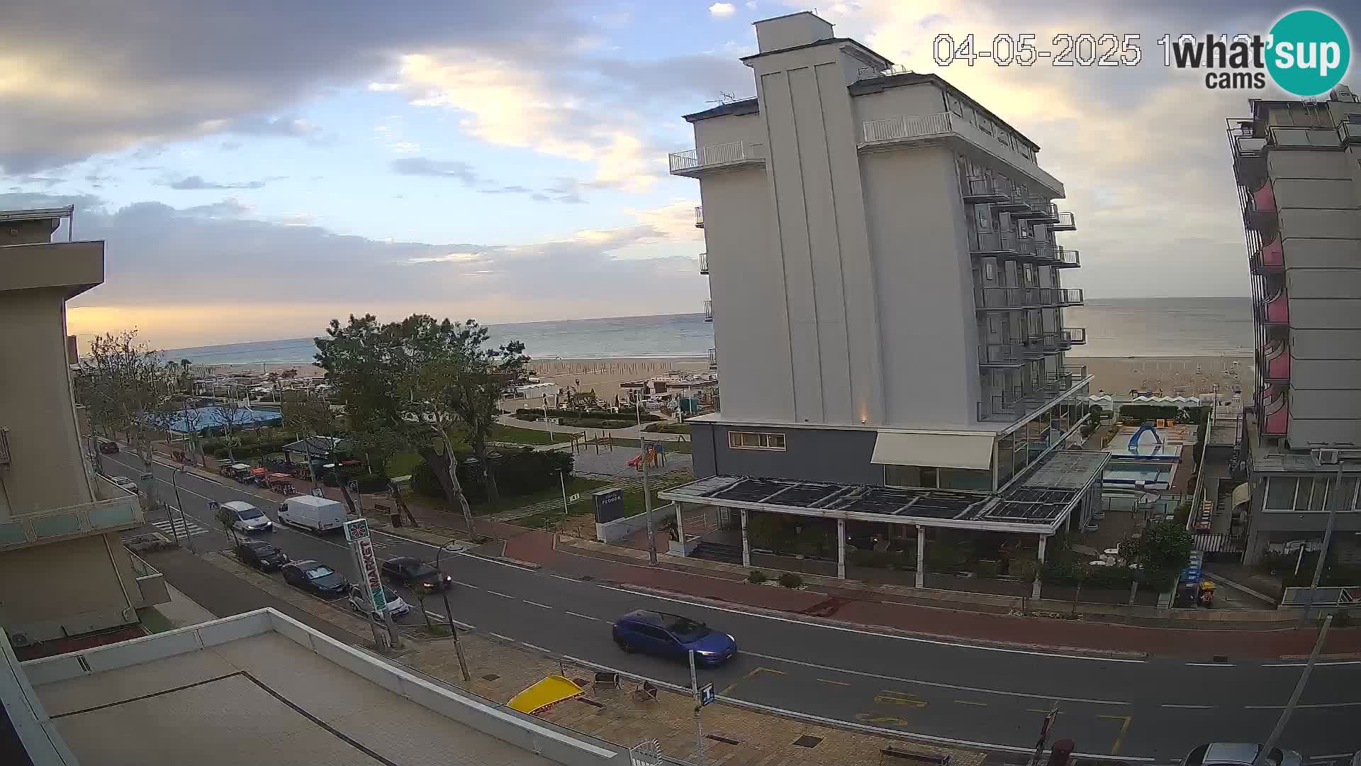 Riccione Webcam Strand und Gärten La Malfa – Bagni Oreste Strand 115