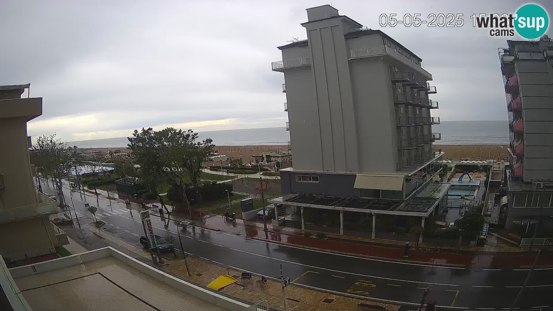 Riccione webcam playa y jardines La Malfa – Playa Bagni Oreste 115