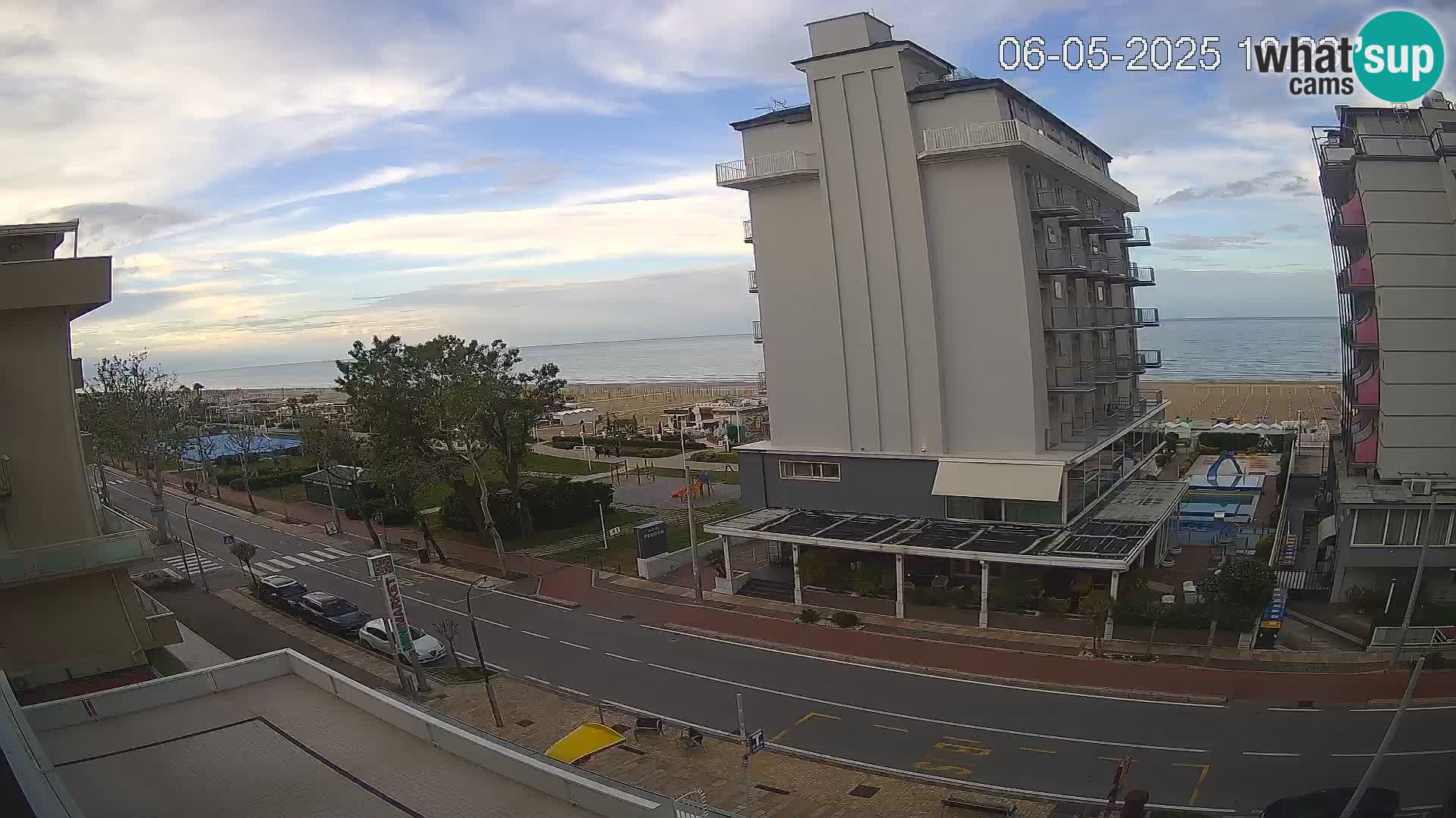 Riccione Webcam Strand und Gärten La Malfa – Bagni Oreste Strand 115