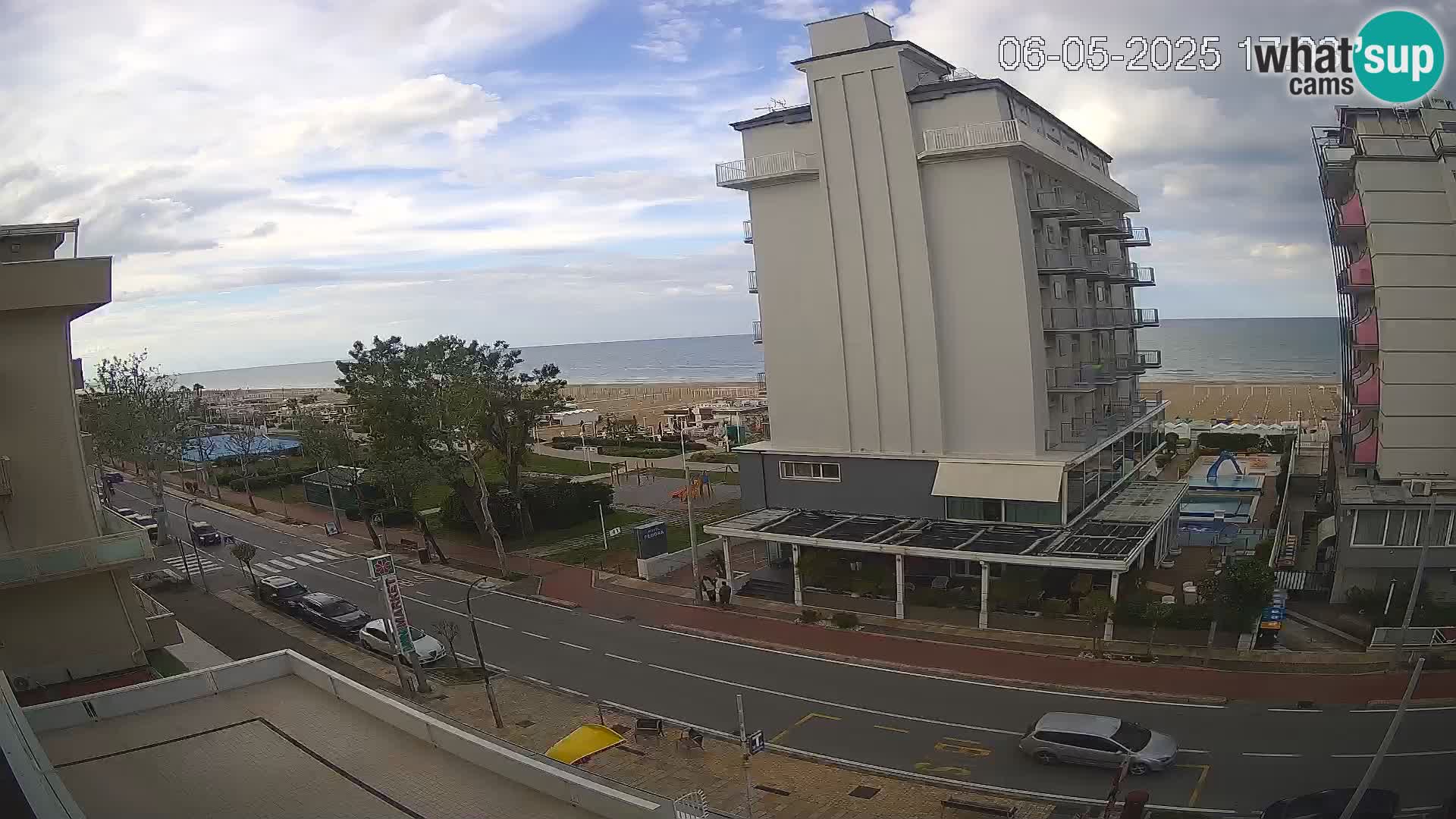 Riccione webcam spiaggia e giardini La Malfa – Bagni Oreste spiaggia 115