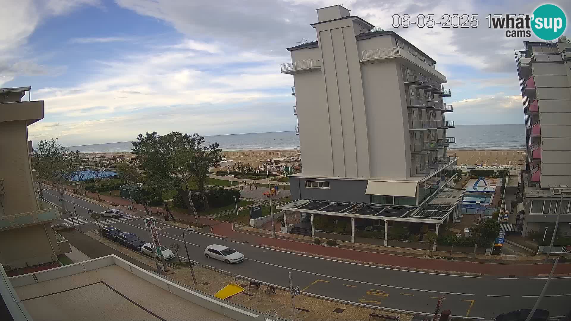 Riccione Webcam Strand und Gärten La Malfa – Bagni Oreste Strand 115