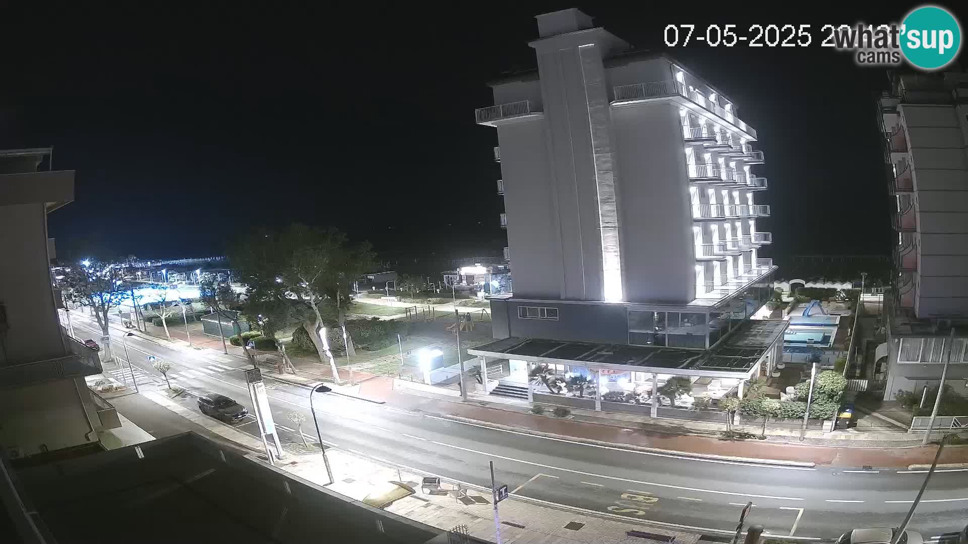 Riccione webcam spiaggia e giardini La Malfa – Bagni Oreste spiaggia 115