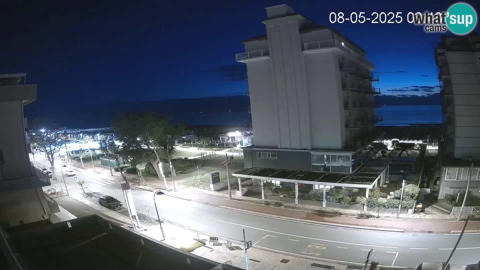 Riccione webcam spiaggia e giardini La Malfa – Bagni Oreste spiaggia 115