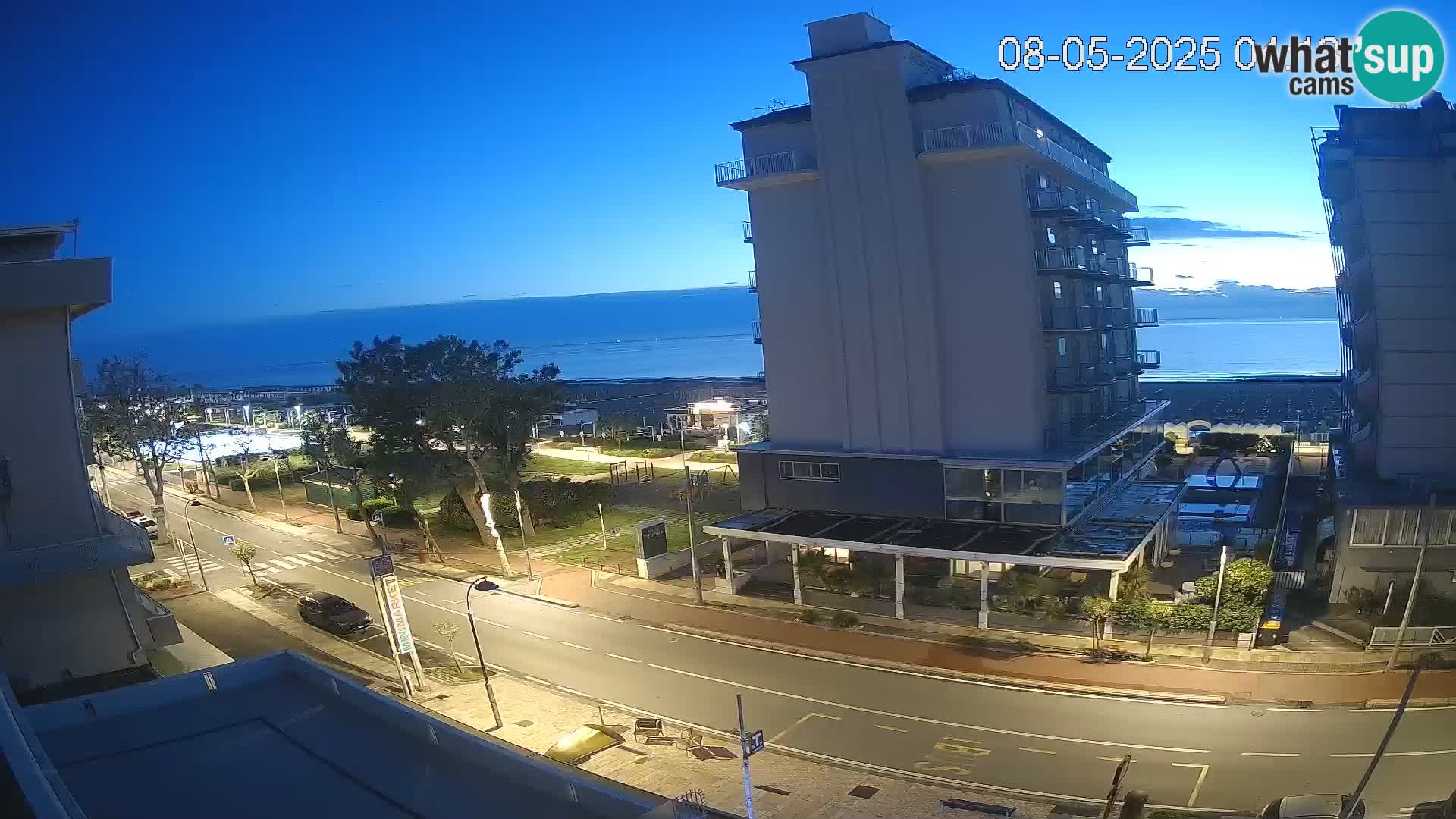 Riccione Webcam Strand und Gärten La Malfa – Bagni Oreste Strand 115