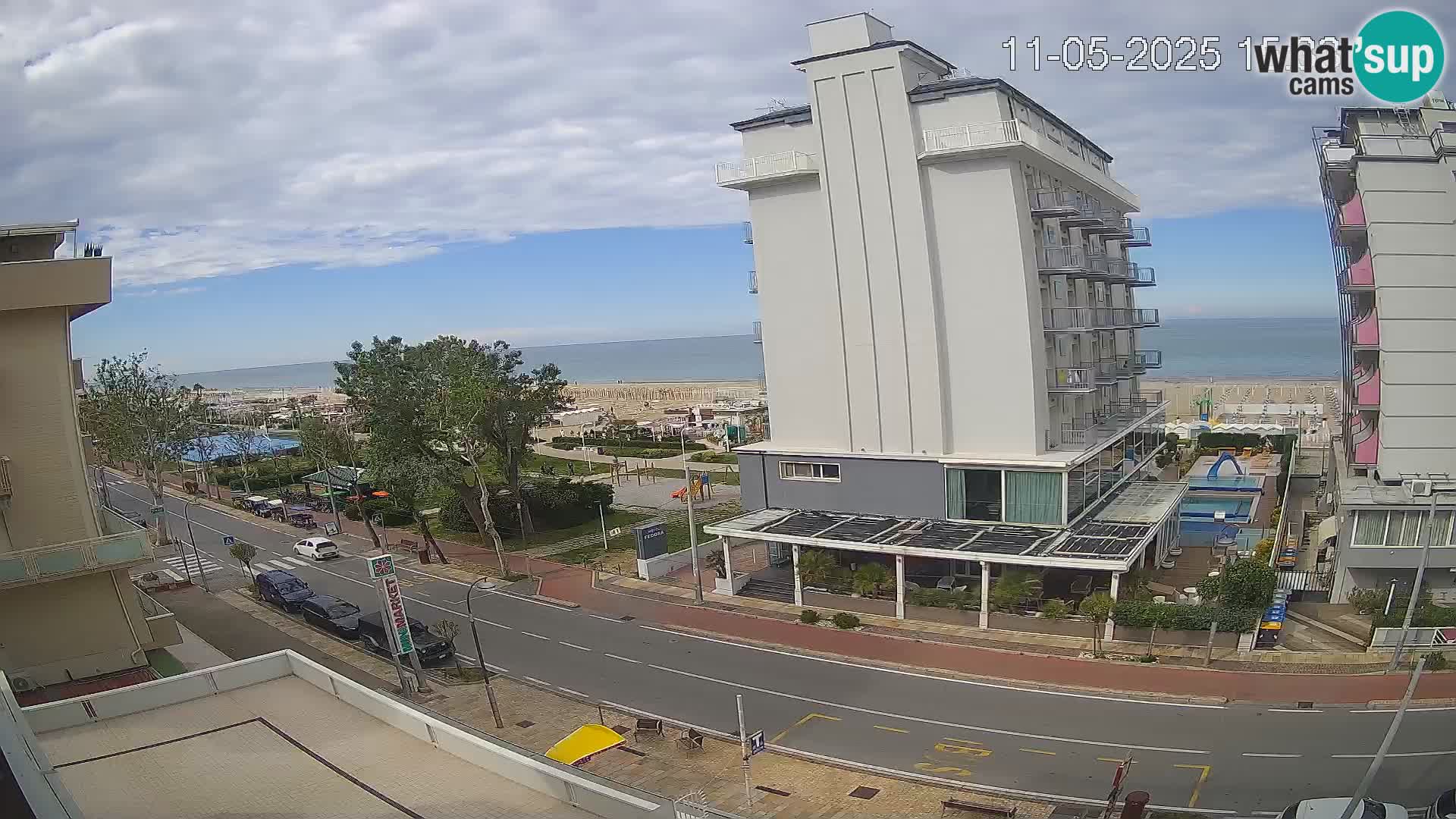 Riccione livecam beach and La Malfa gardens – Bagni Oreste spiaggia 115
