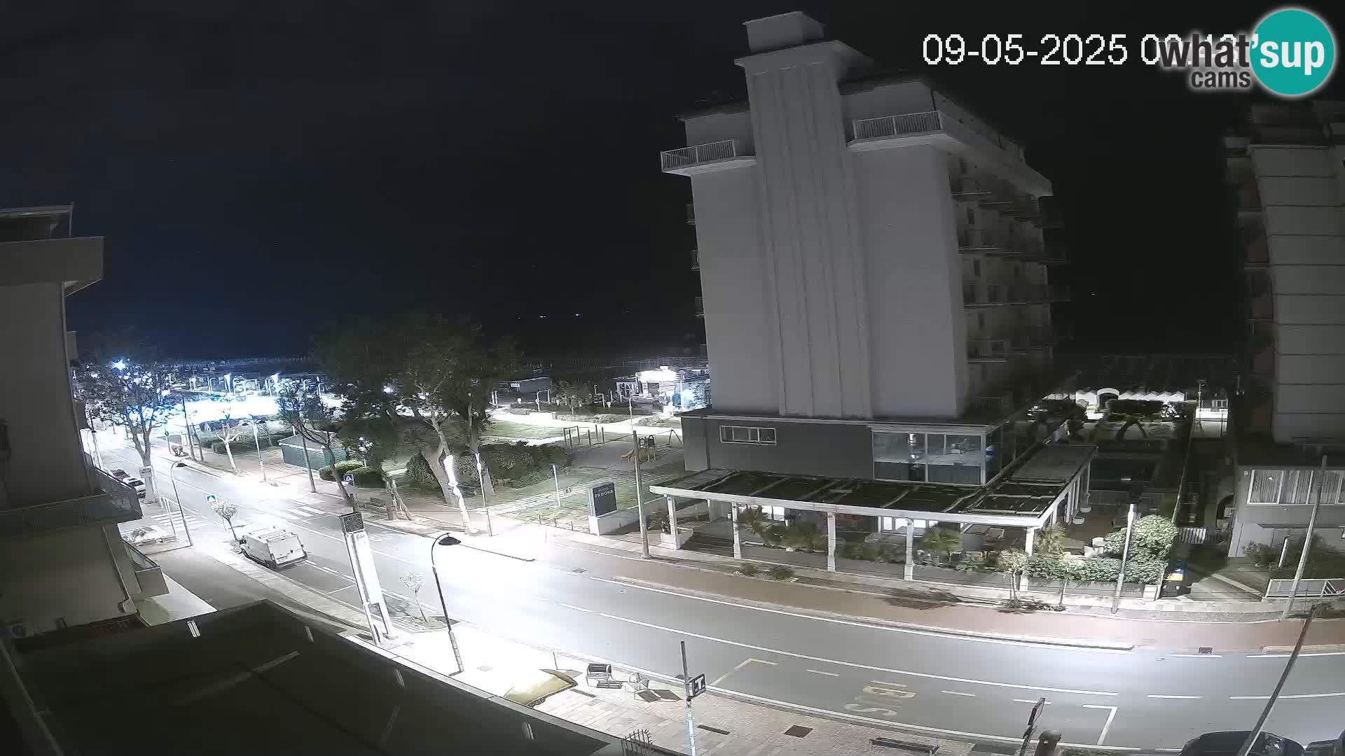 Riccione webcam plage et jardins La Malfa – Bagni Oreste plage 115