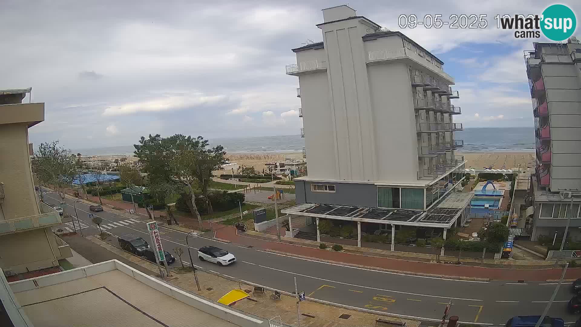 Riccione Webcam Strand und Gärten La Malfa – Bagni Oreste Strand 115