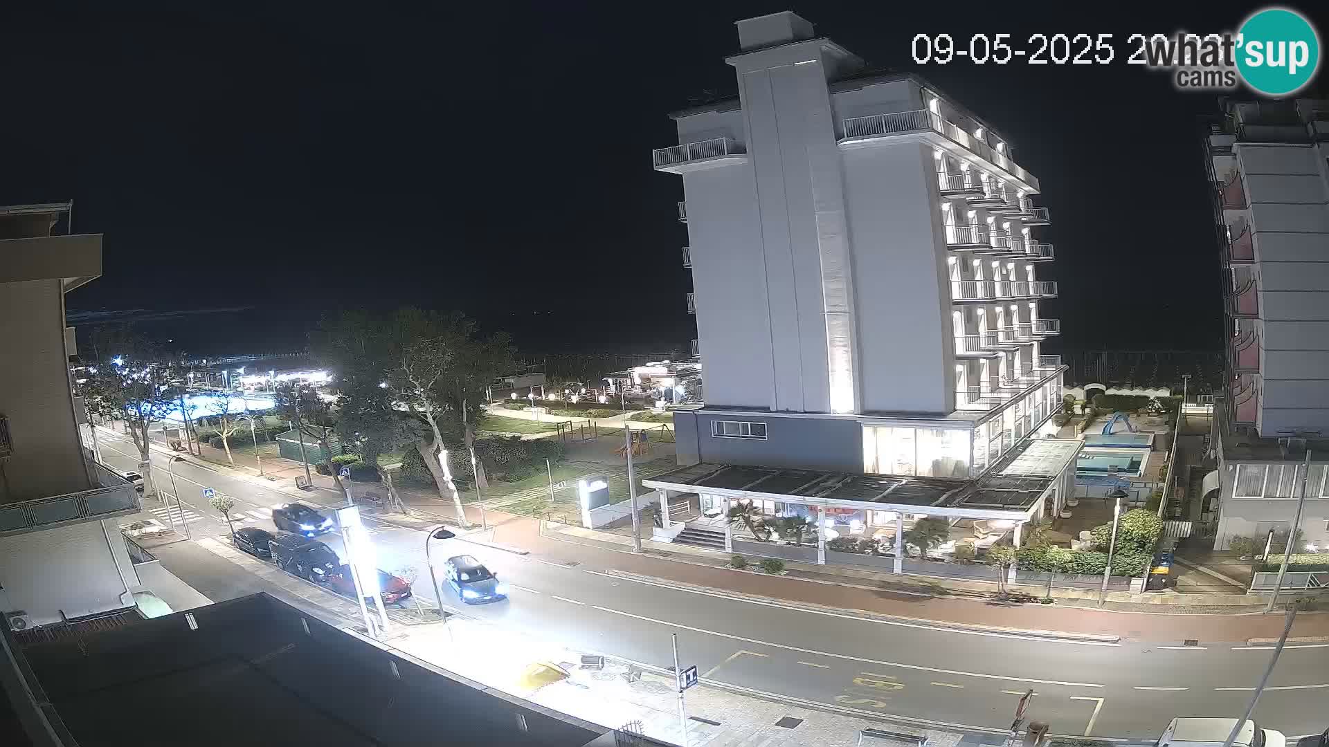 Riccione Webcam Strand und Gärten La Malfa – Bagni Oreste Strand 115