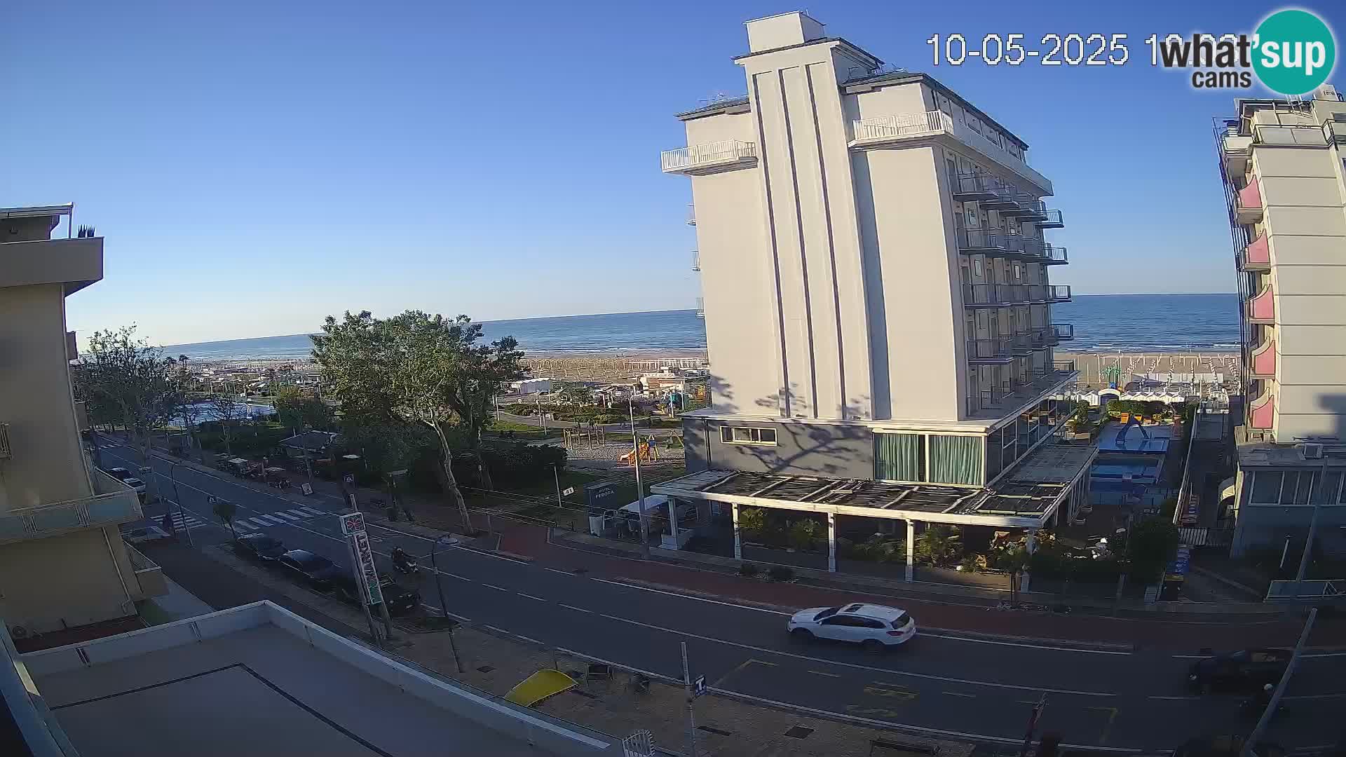 Riccione webcam spiaggia e giardini La Malfa – Bagni Oreste spiaggia 115