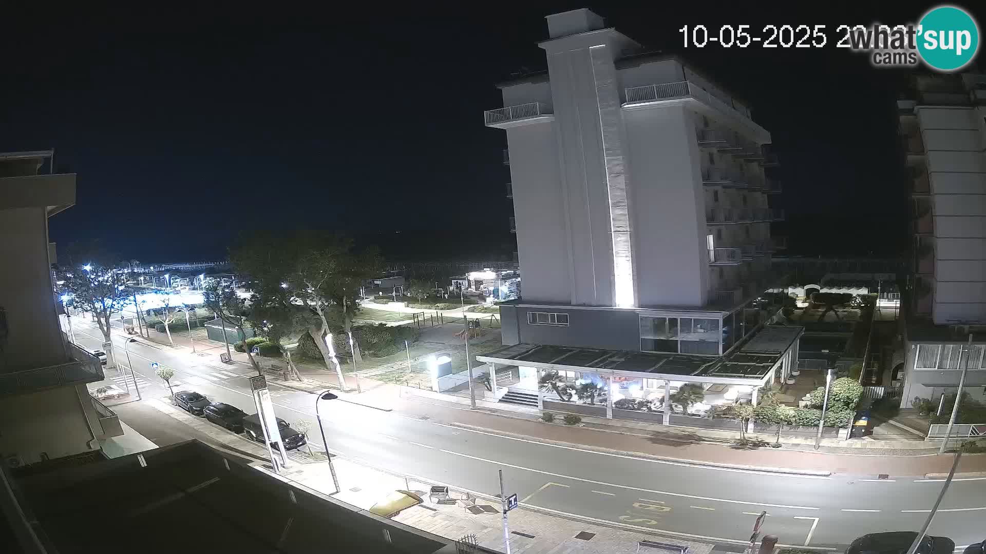 Riccione webcam plage et jardins La Malfa – Bagni Oreste plage 115