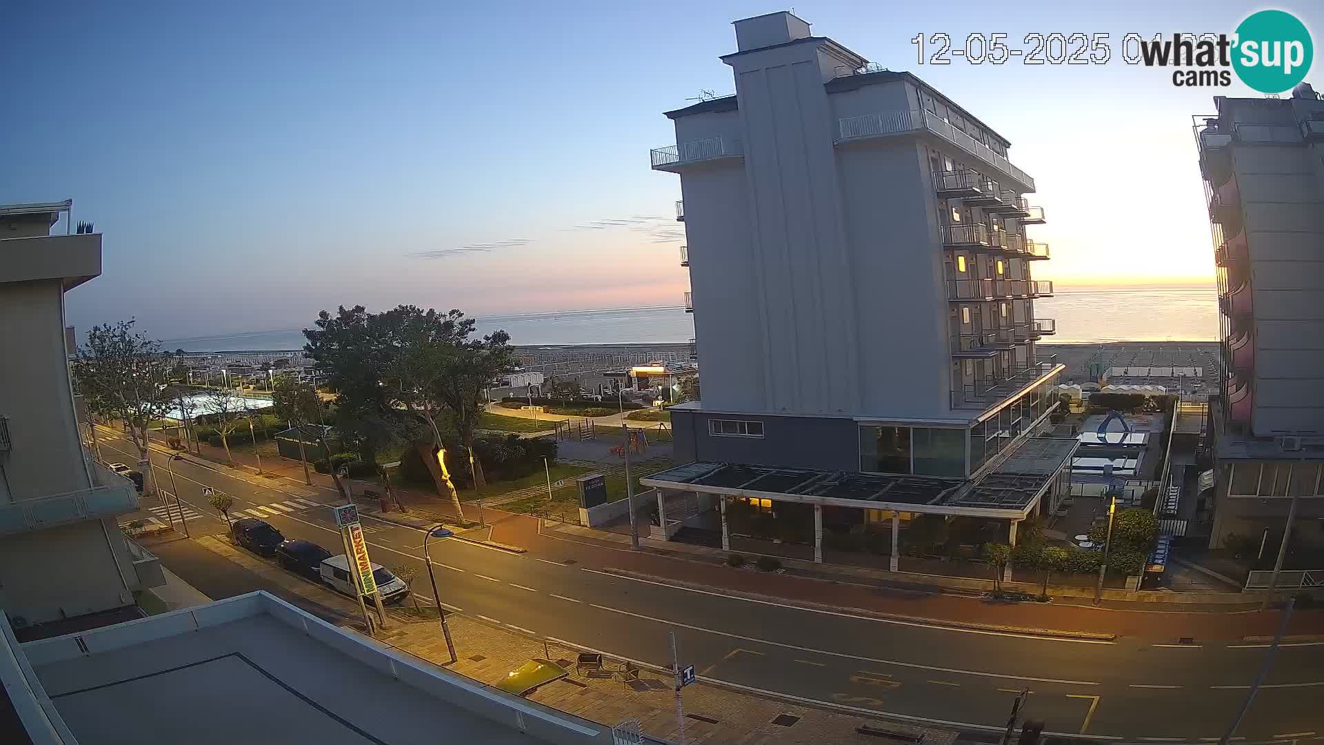 Riccione webcam spiaggia e giardini La Malfa – Bagni Oreste spiaggia 115