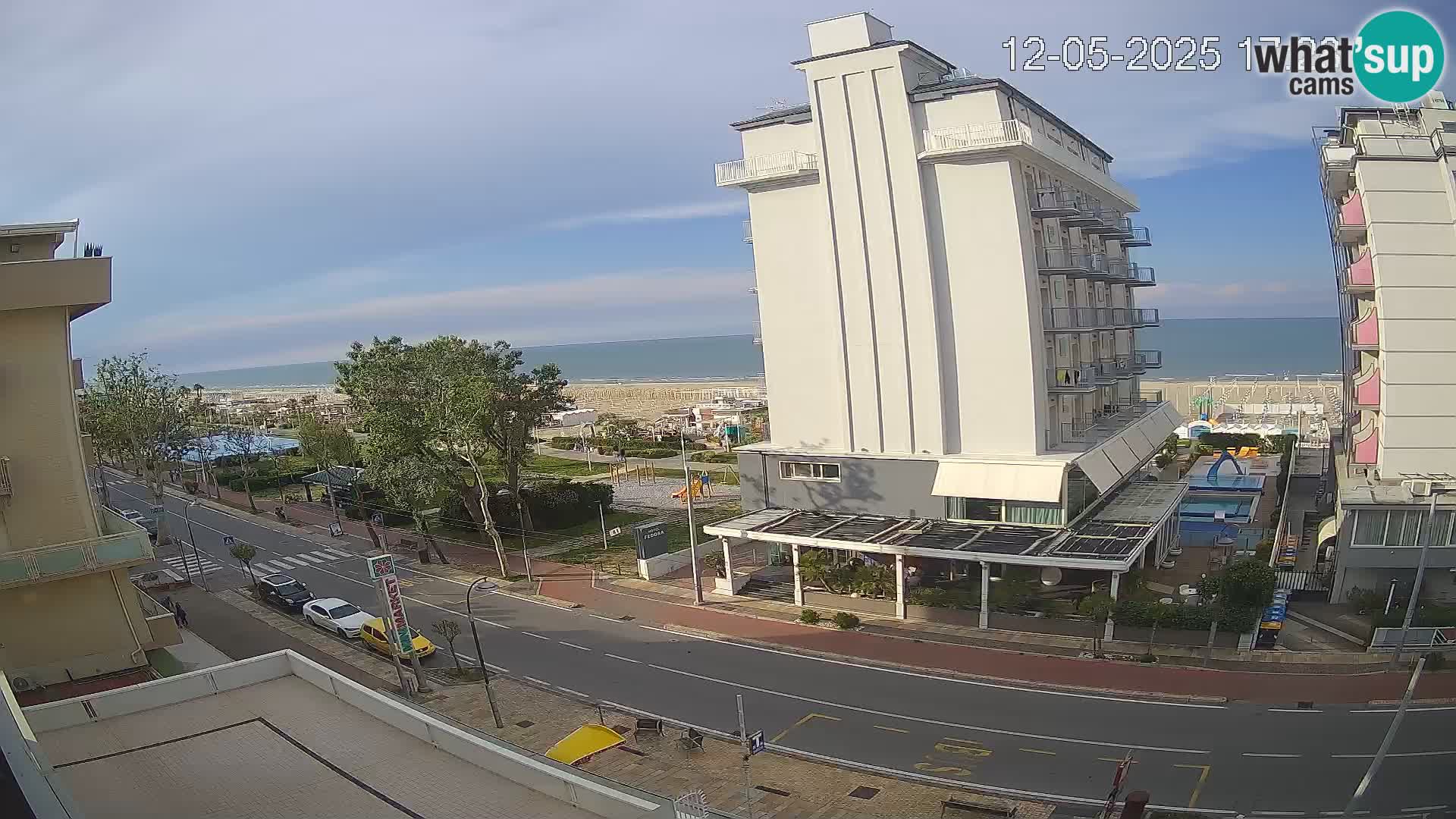 Riccione Webcam Strand und Gärten La Malfa – Bagni Oreste Strand 115