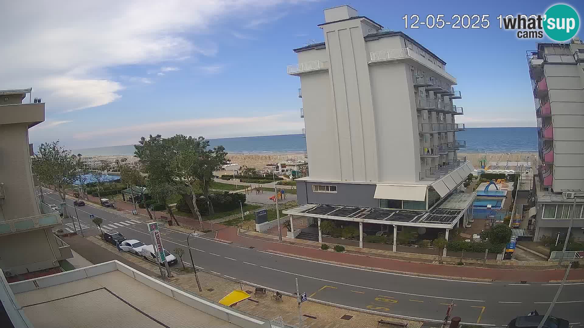 Riccione webcam spiaggia e giardini La Malfa – Bagni Oreste spiaggia 115