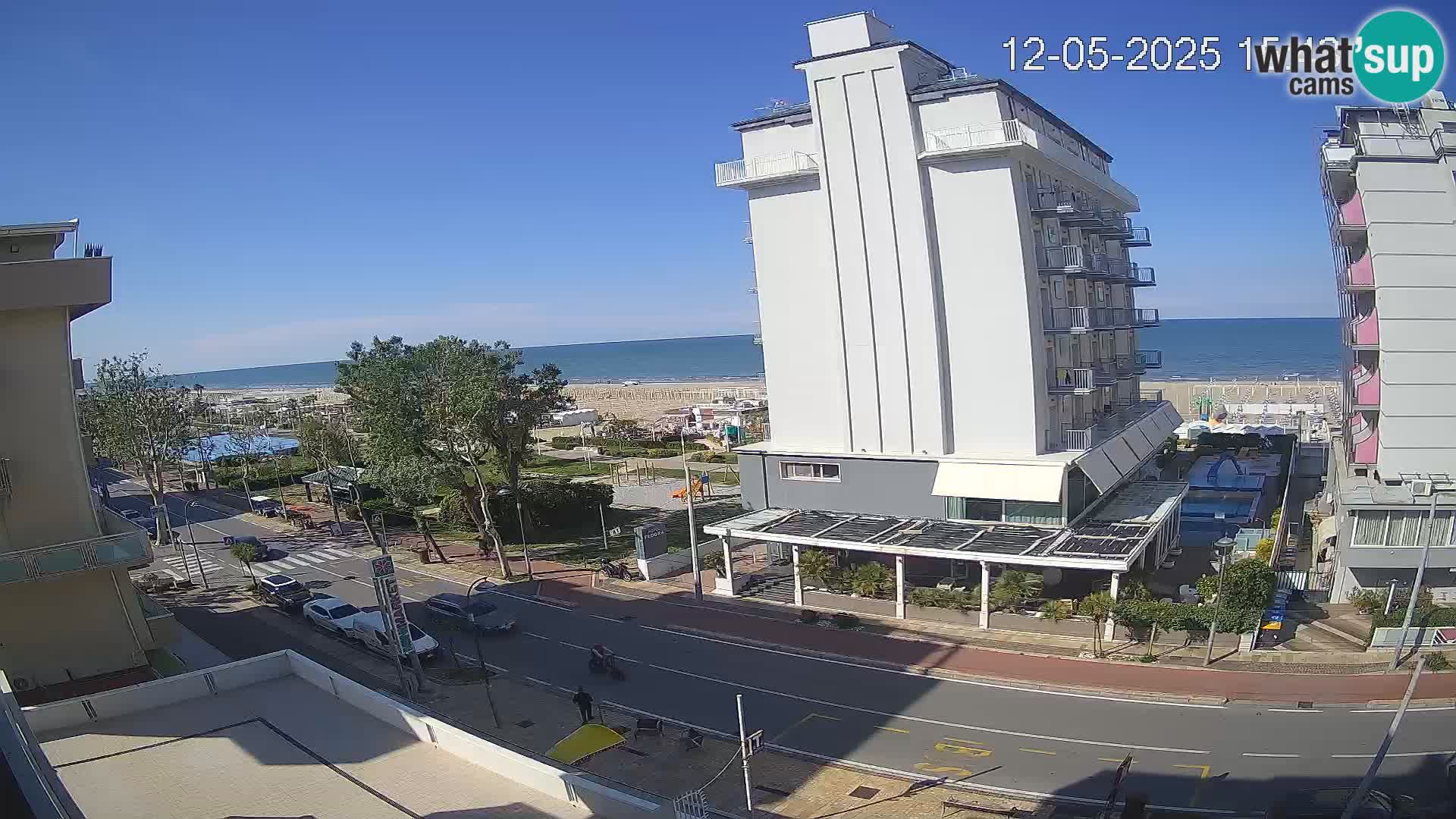 Riccione Webcam Strand und Gärten La Malfa – Bagni Oreste Strand 115