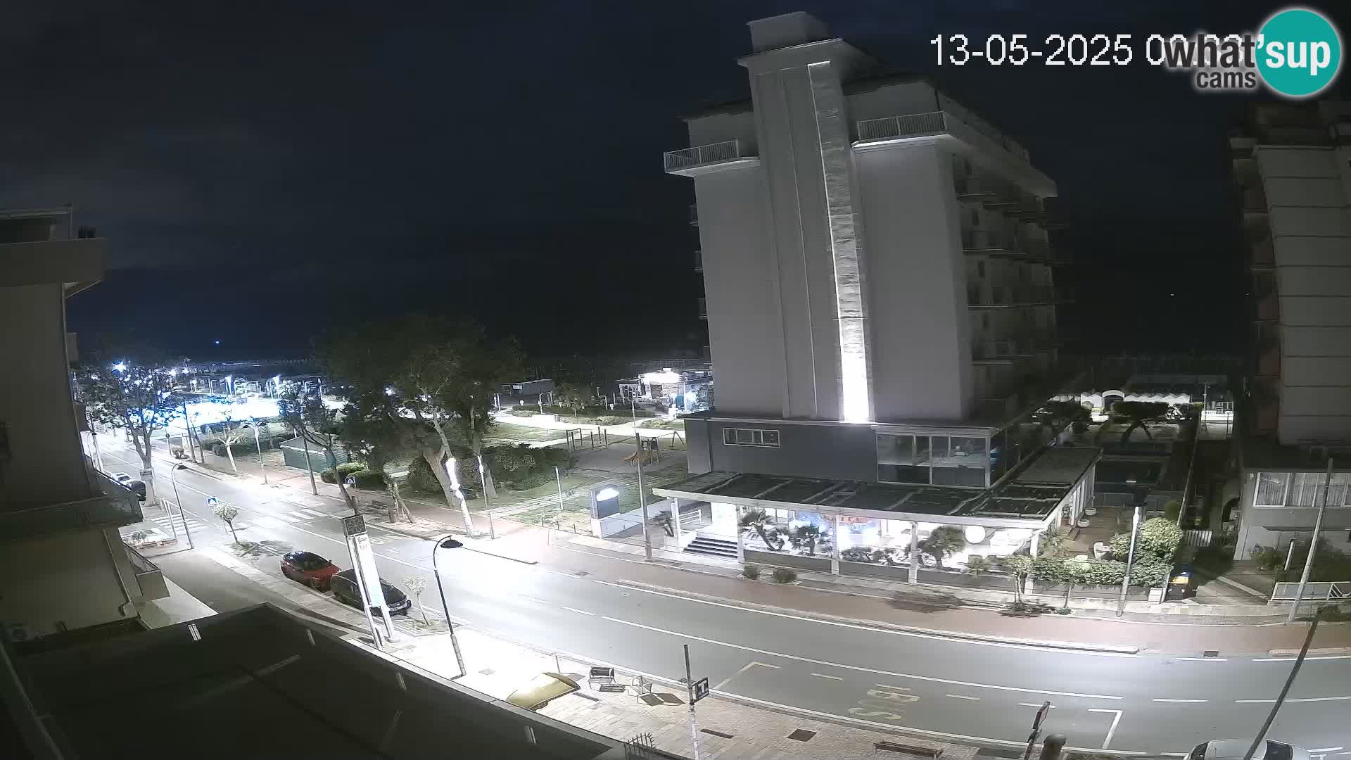 Riccione webcam playa y jardines La Malfa – Playa Bagni Oreste 115