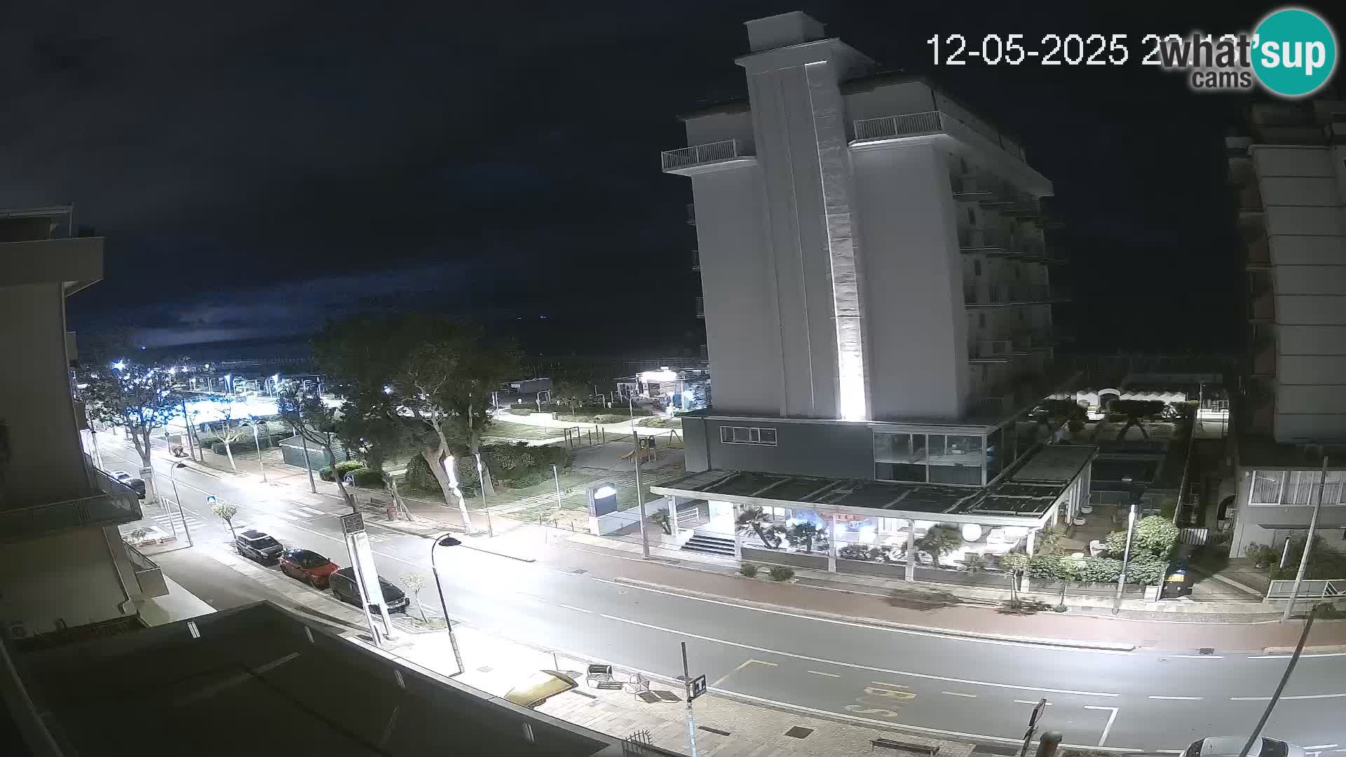 Riccione webcam plage et jardins La Malfa – Bagni Oreste plage 115