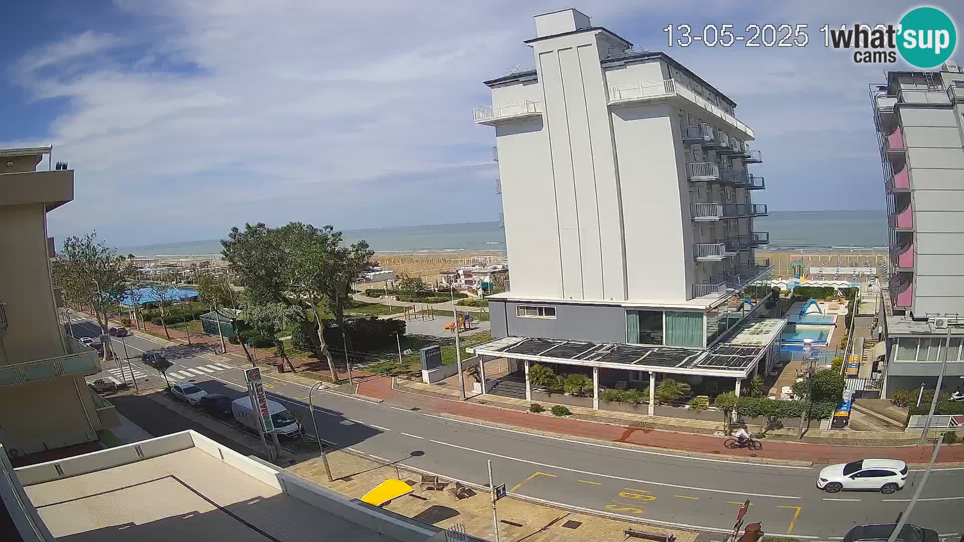 Riccione livecam beach and La Malfa gardens – Bagni Oreste spiaggia 115