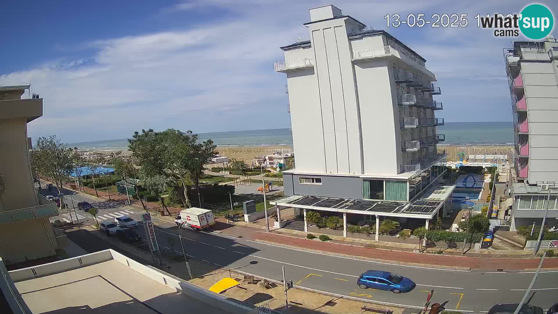 Riccione livecam beach and La Malfa gardens – Bagni Oreste spiaggia 115