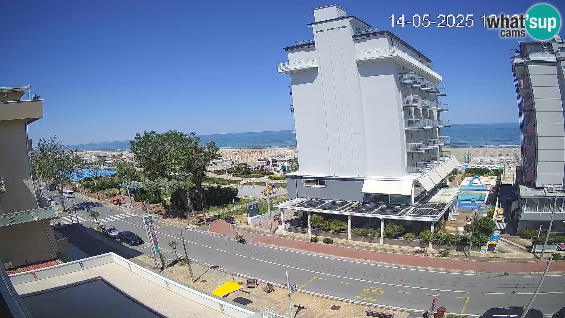 Riccione Webcam Strand und Gärten La Malfa – Bagni Oreste Strand 115