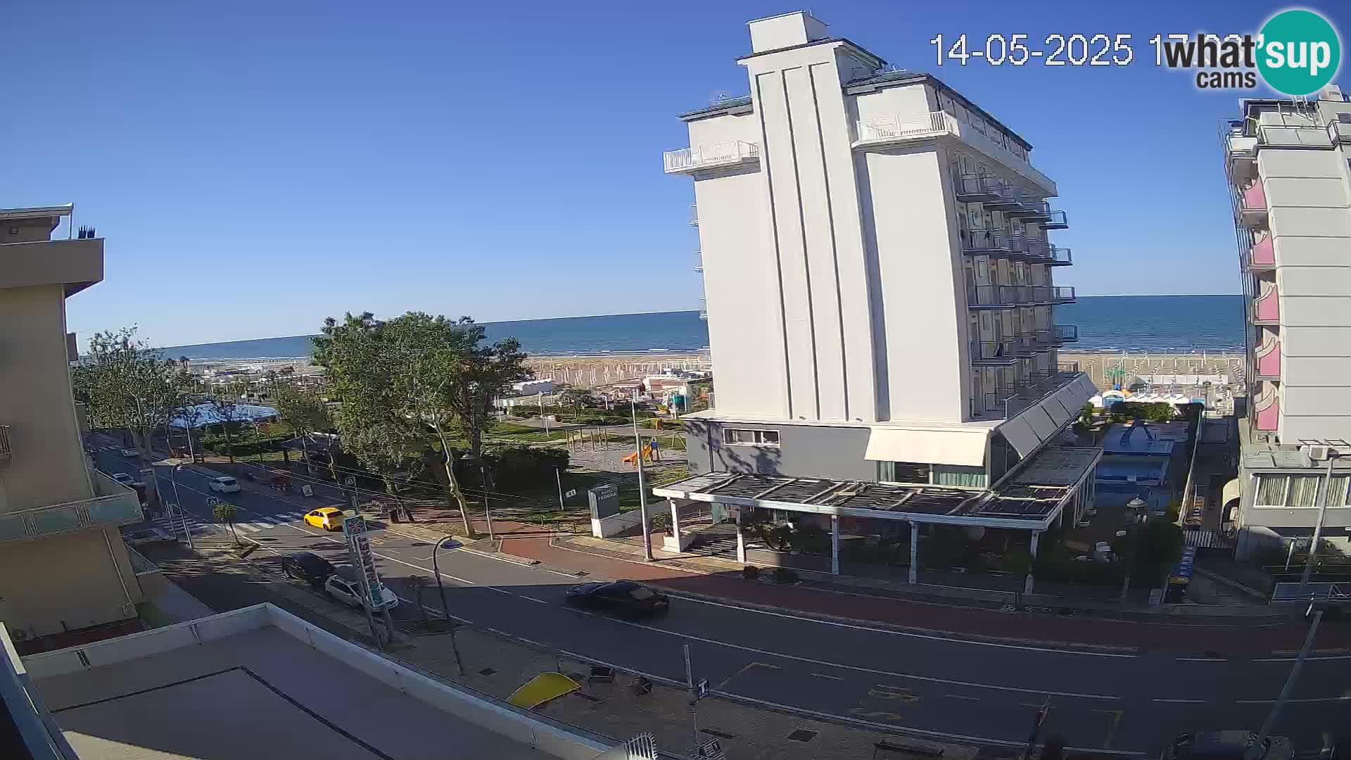 Riccione Webcam Strand und Gärten La Malfa – Bagni Oreste Strand 115