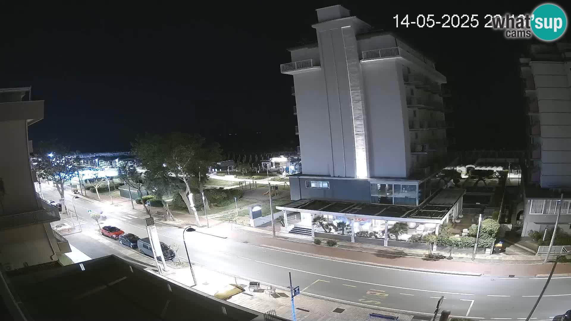 Riccione Webcam Strand und Gärten La Malfa – Bagni Oreste Strand 115