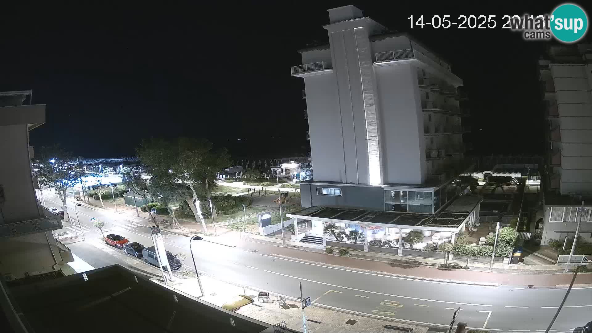 Riccione webcam plage et jardins La Malfa – Bagni Oreste plage 115
