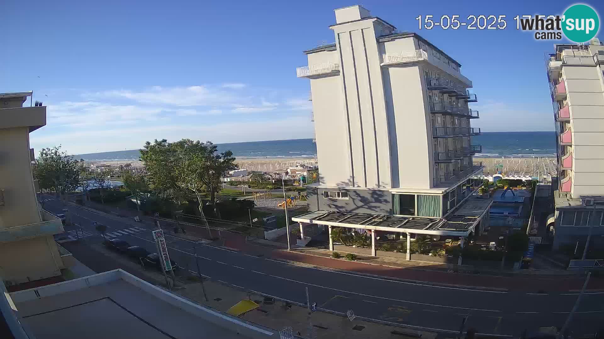 Riccione livecam beach and La Malfa gardens – Bagni Oreste spiaggia 115