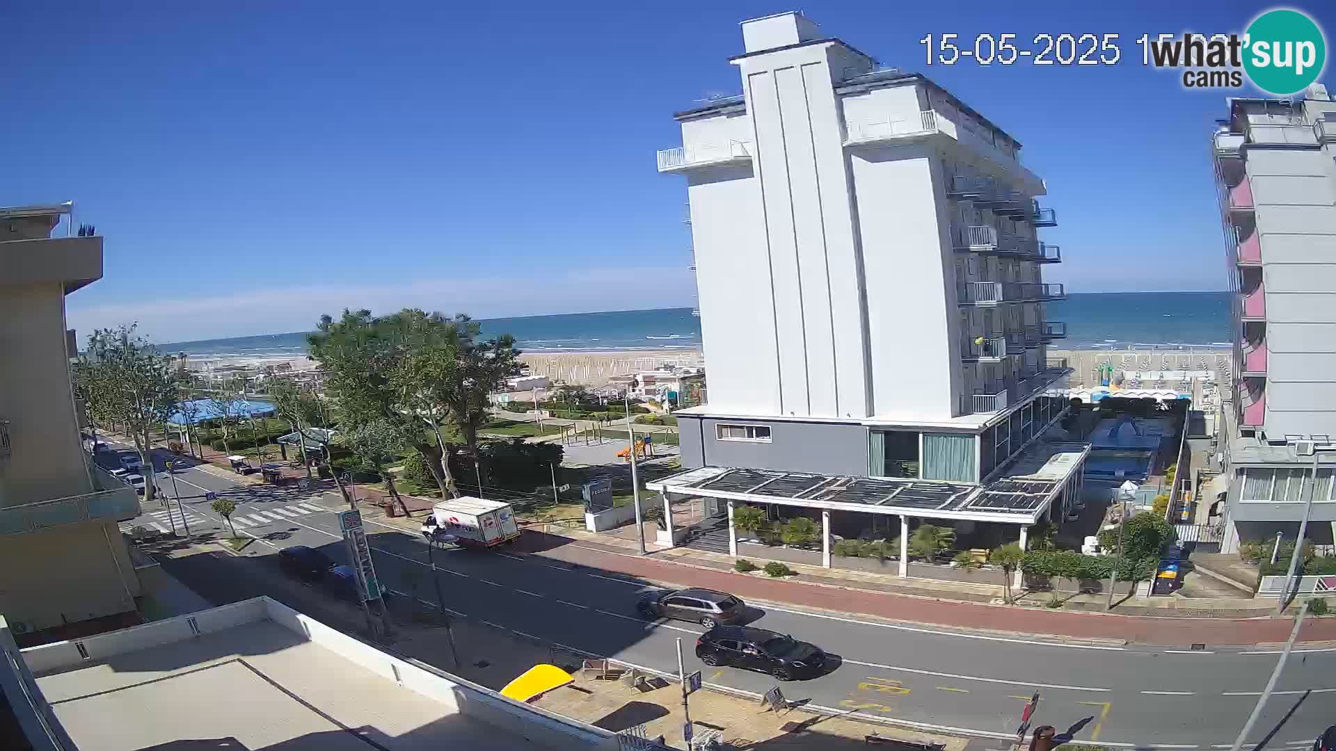 Riccione Webcam Strand und Gärten La Malfa – Bagni Oreste Strand 115