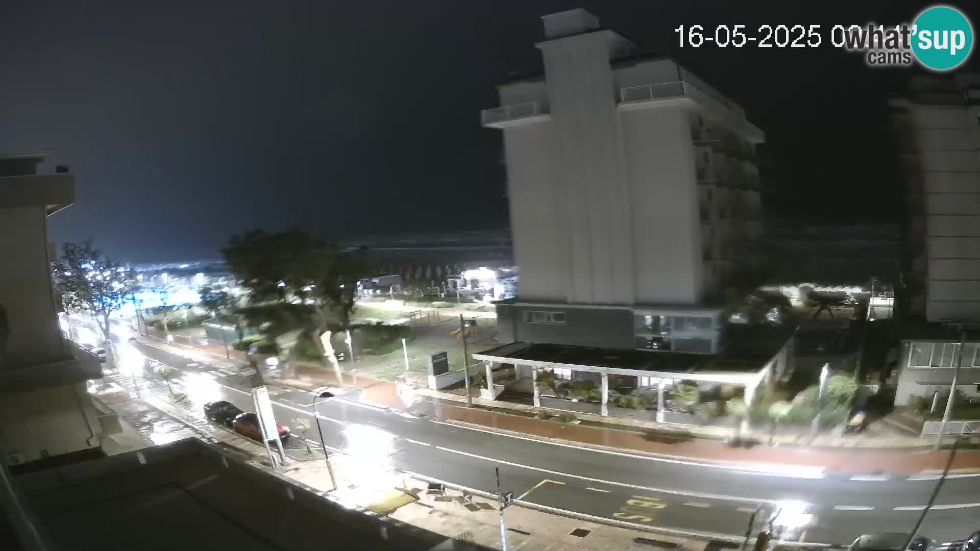Riccione web kamera plaža i vrtovi La Malfa – plaža Bagni Oreste 115