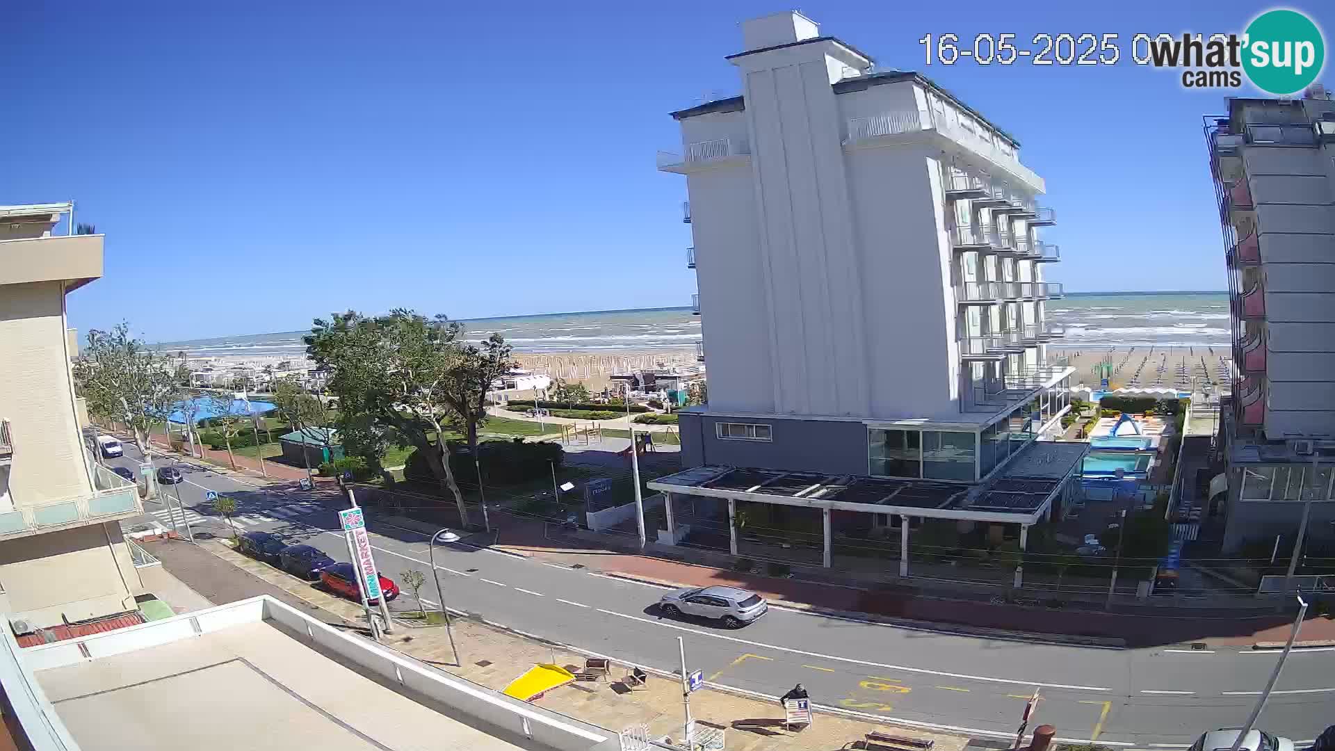 Riccione Webcam Strand und Gärten La Malfa – Bagni Oreste Strand 115