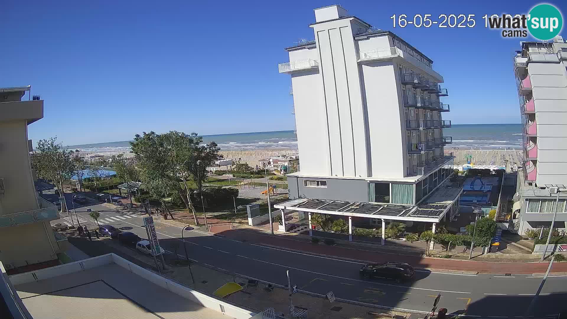 Riccione webcam spiaggia e giardini La Malfa – Bagni Oreste spiaggia 115