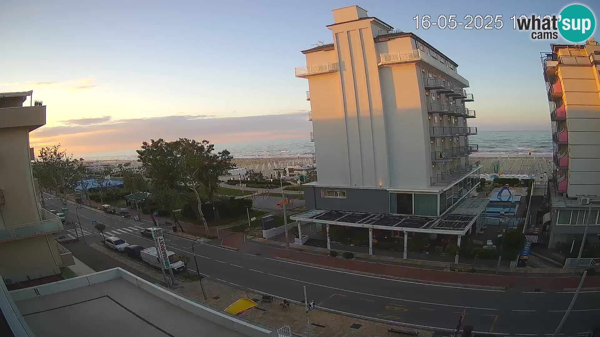 Riccione webcam spiaggia e giardini La Malfa – Bagni Oreste spiaggia 115