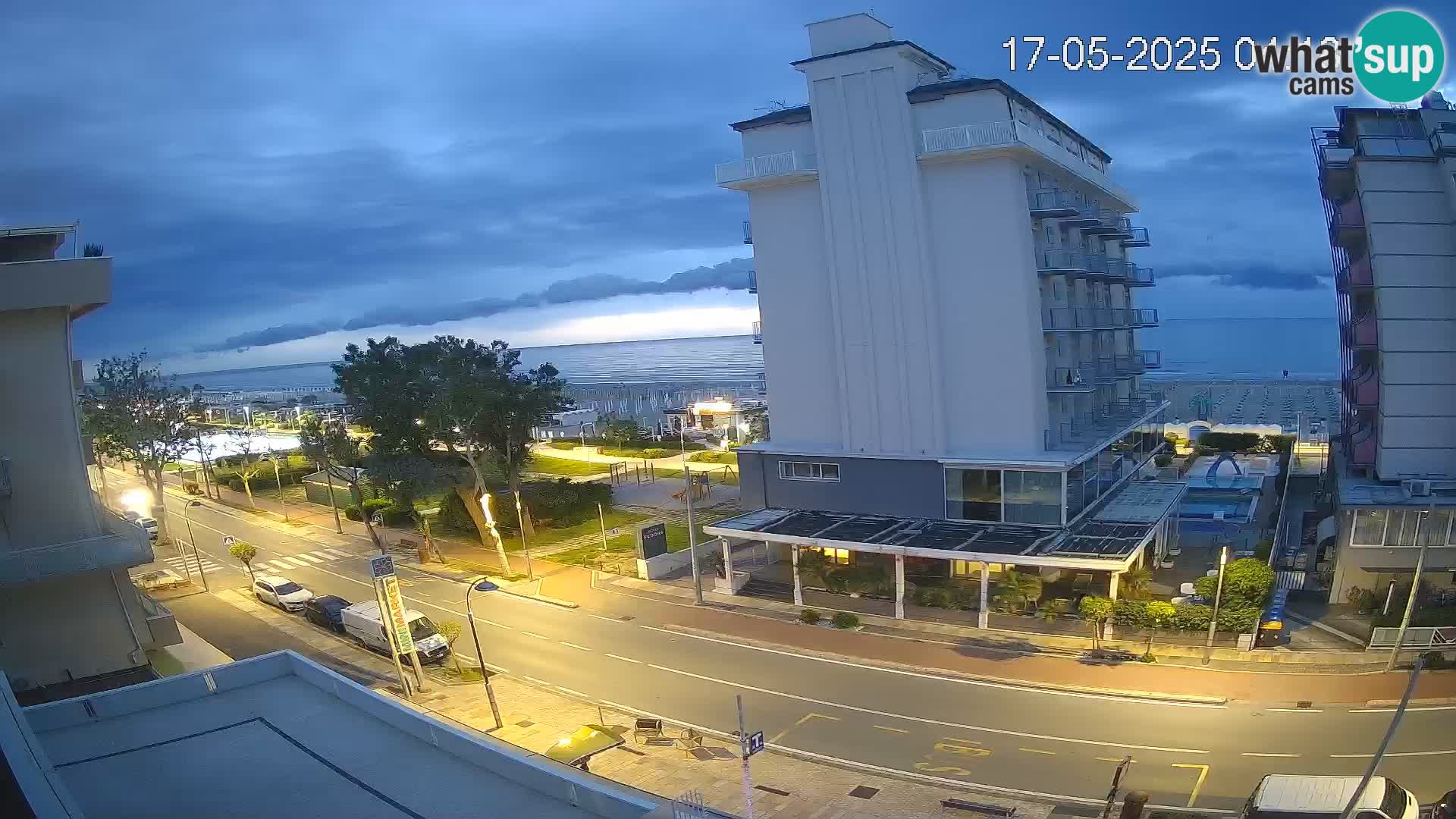 Riccione webcam spiaggia e giardini La Malfa – Bagni Oreste spiaggia 115