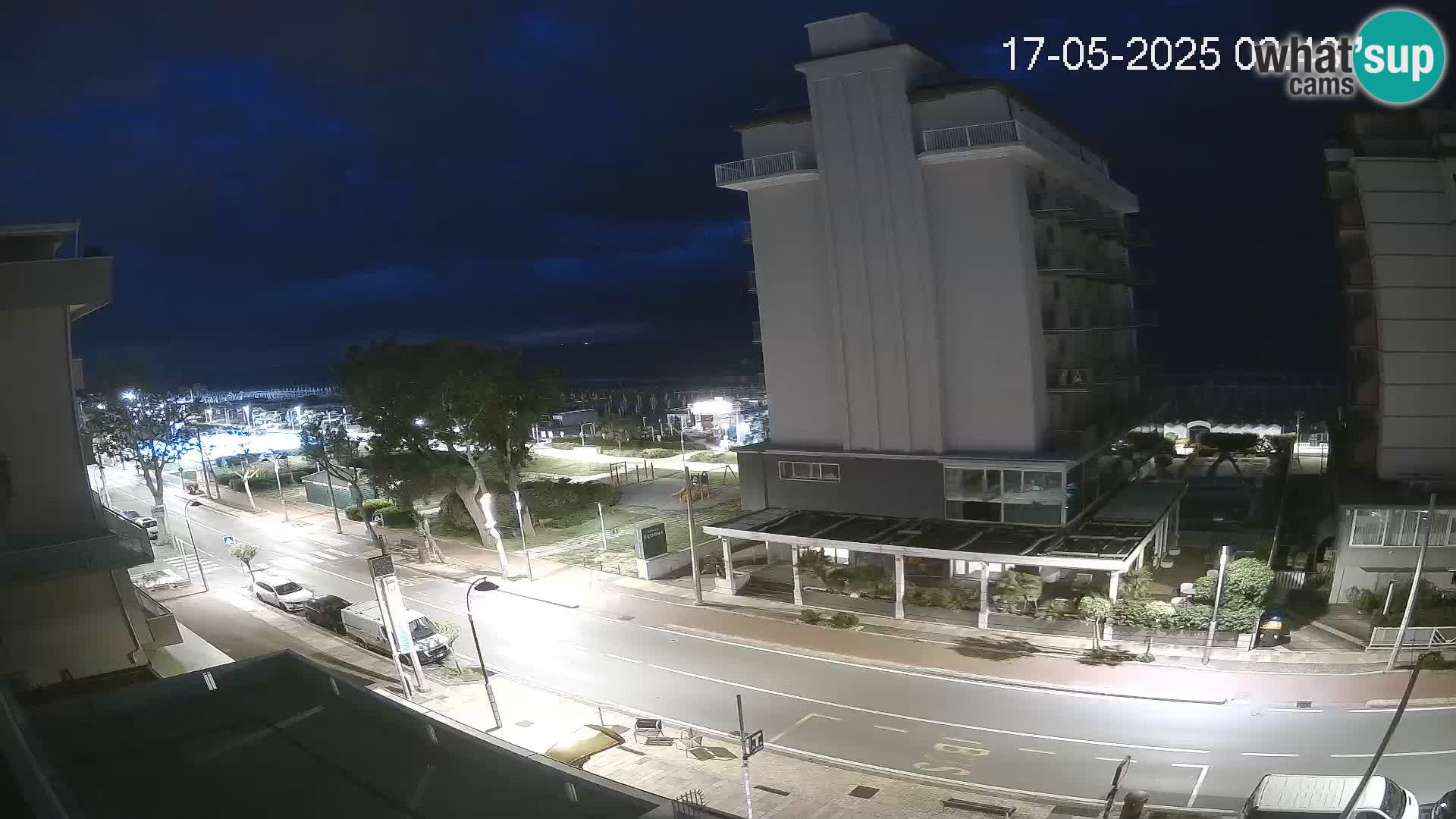 Riccione Webcam Strand und Gärten La Malfa – Bagni Oreste Strand 115