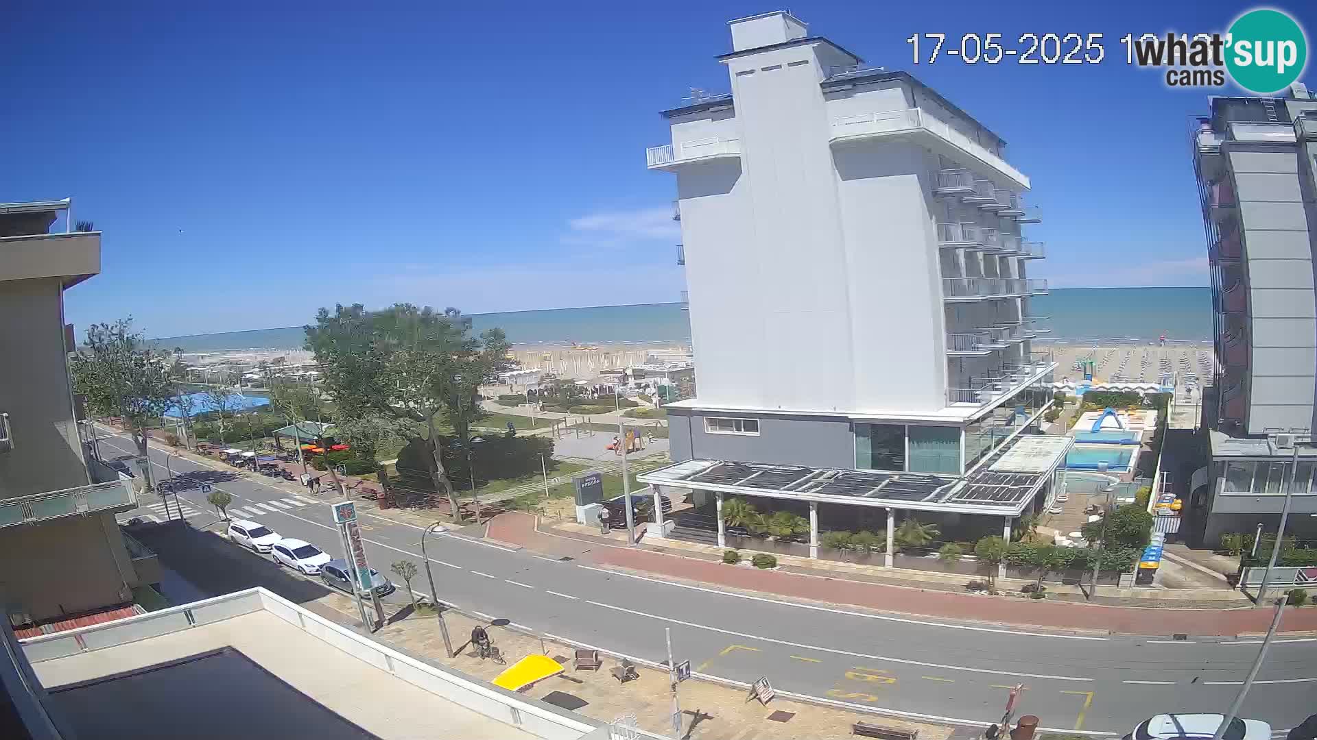 Riccione Webcam Strand und Gärten La Malfa – Bagni Oreste Strand 115