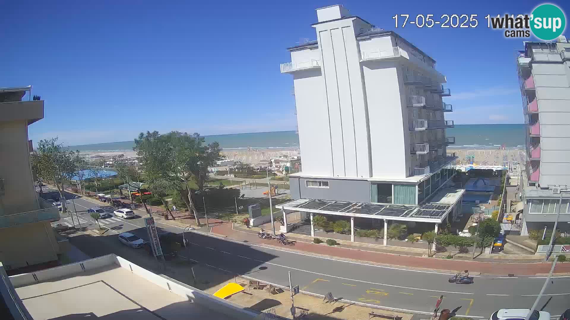 Riccione Webcam Strand und Gärten La Malfa – Bagni Oreste Strand 115