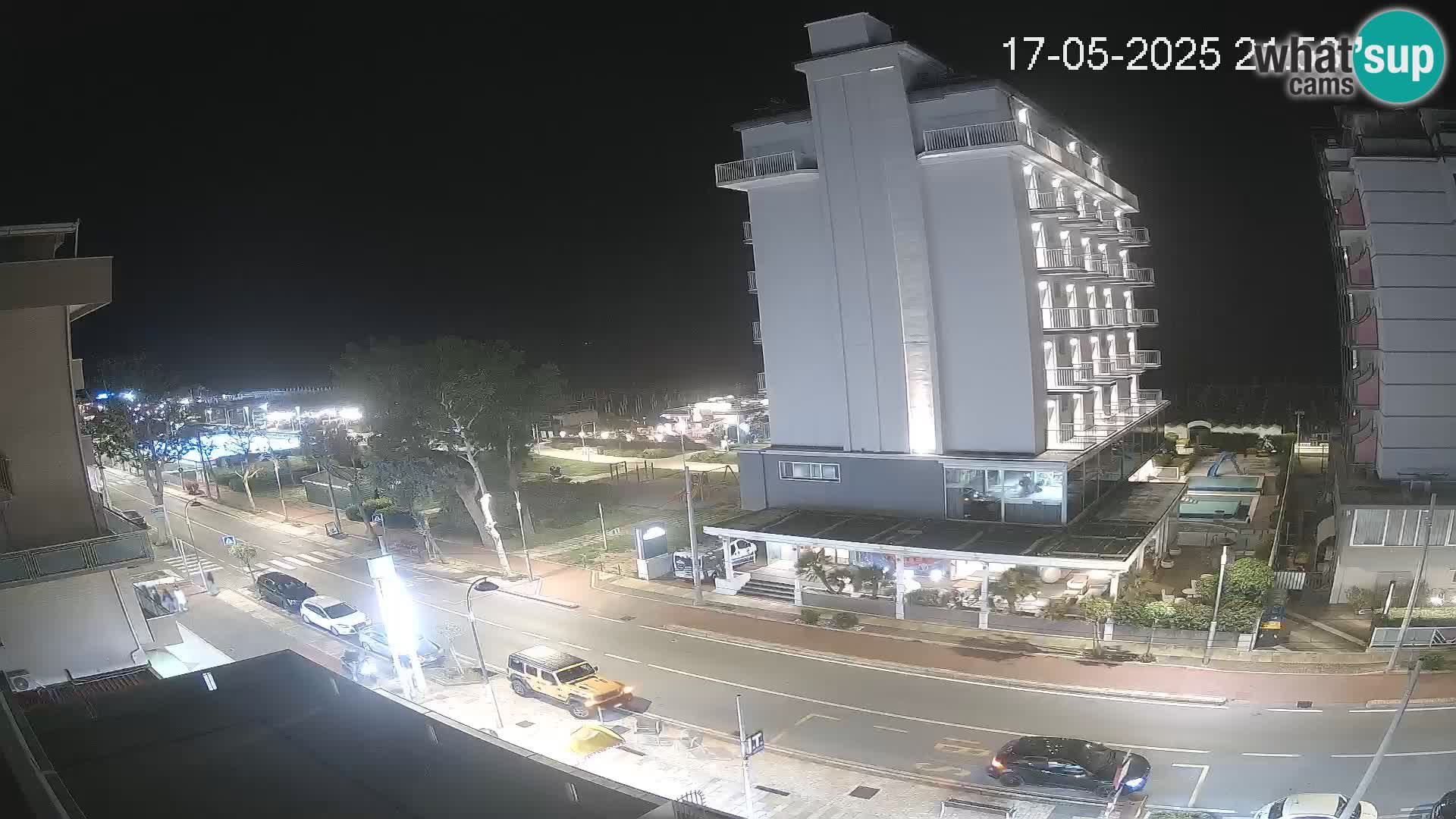 Riccione webcam spiaggia e giardini La Malfa – Bagni Oreste spiaggia 115