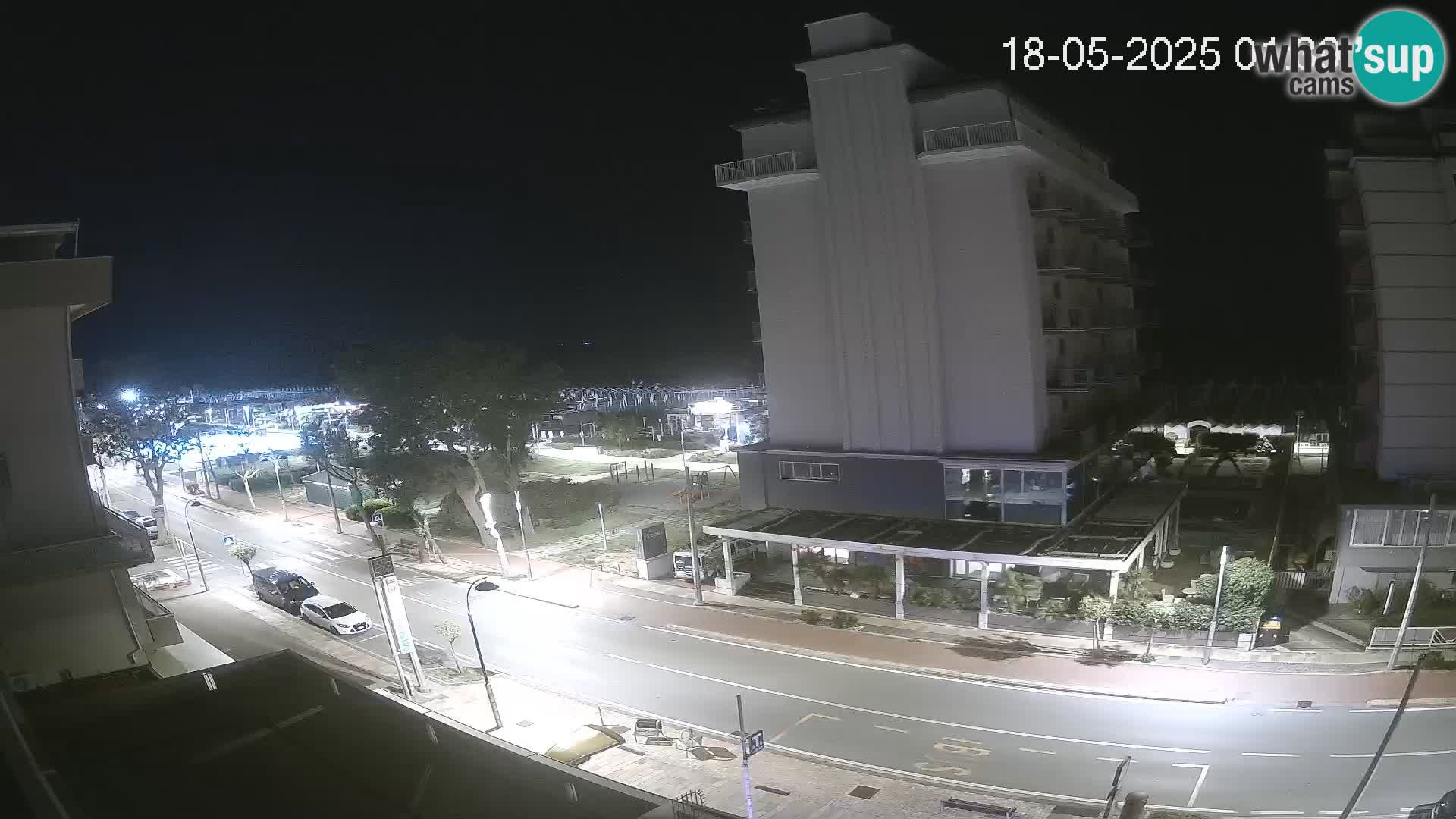 Plaža s spletno kamero Riccione in vrtovi La Malfa – plaža Bagni Oreste 115