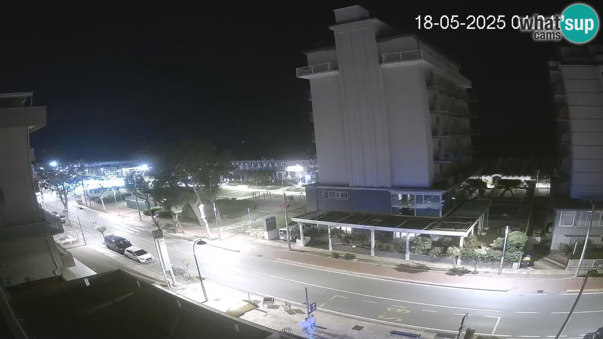 Riccione webcam playa y jardines La Malfa – Playa Bagni Oreste 115