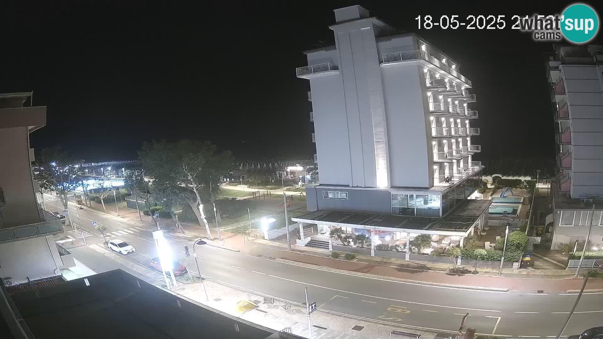 Riccione webcam playa y jardines La Malfa – Playa Bagni Oreste 115