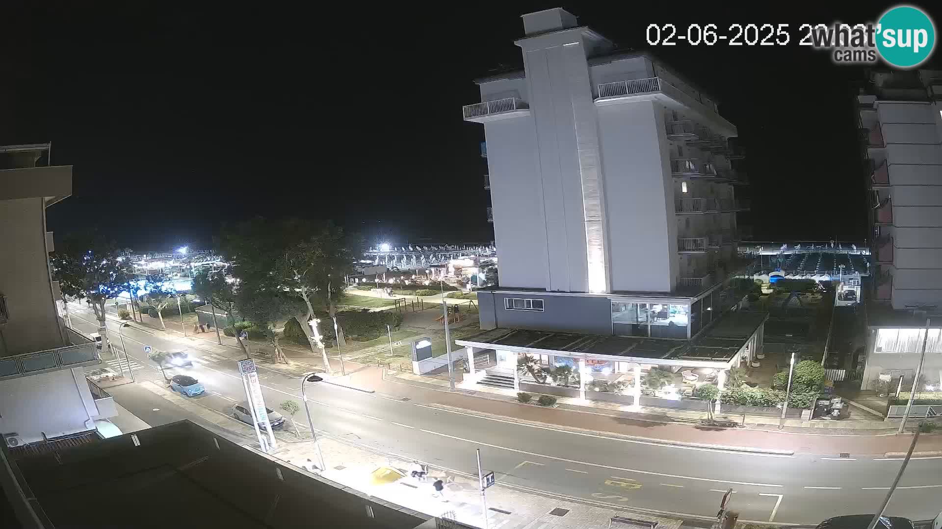 Riccione Webcam Strand und Gärten La Malfa – Bagni Oreste Strand 115