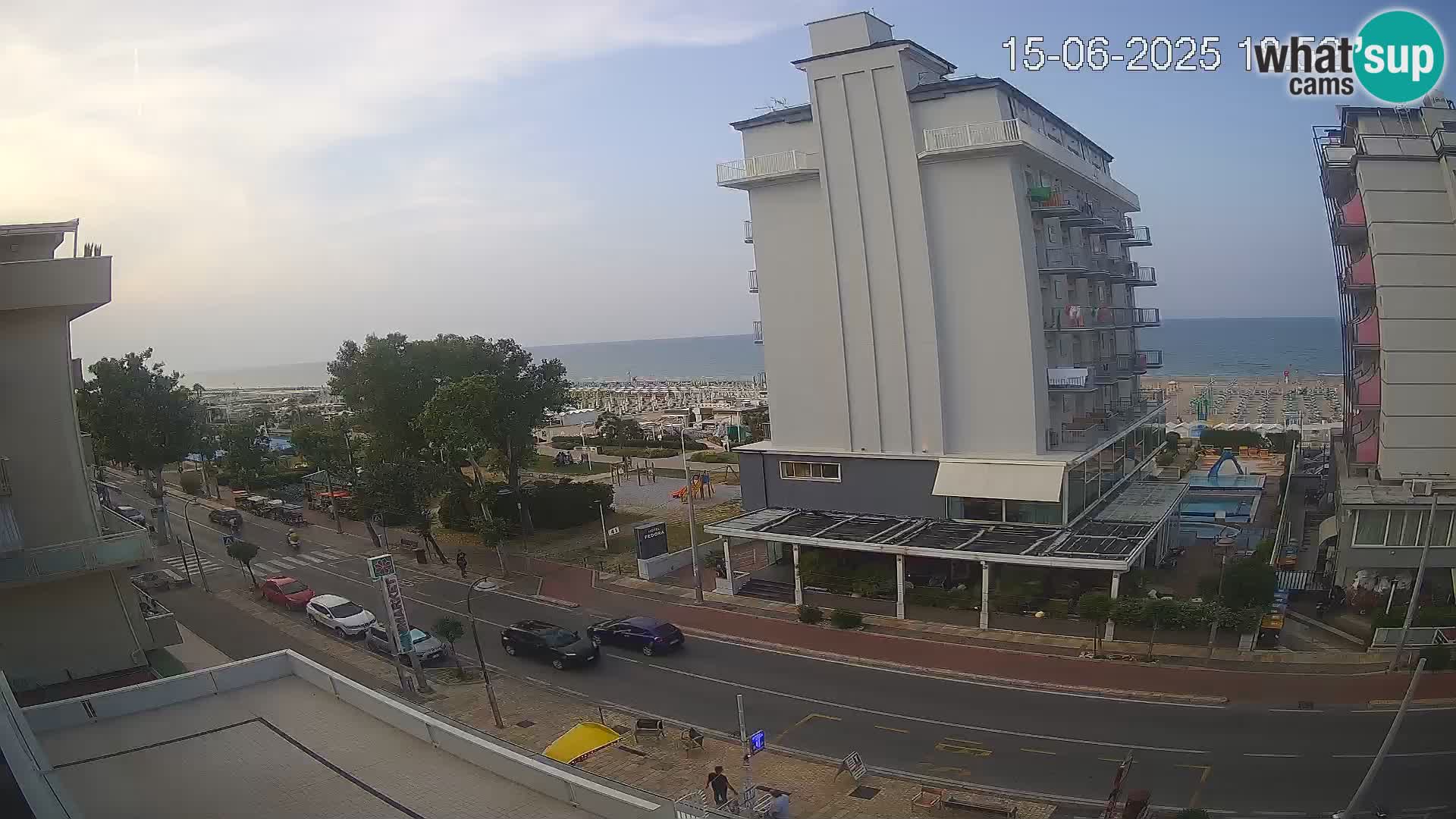 Riccione livecam beach and La Malfa gardens – Bagni Oreste spiaggia 115